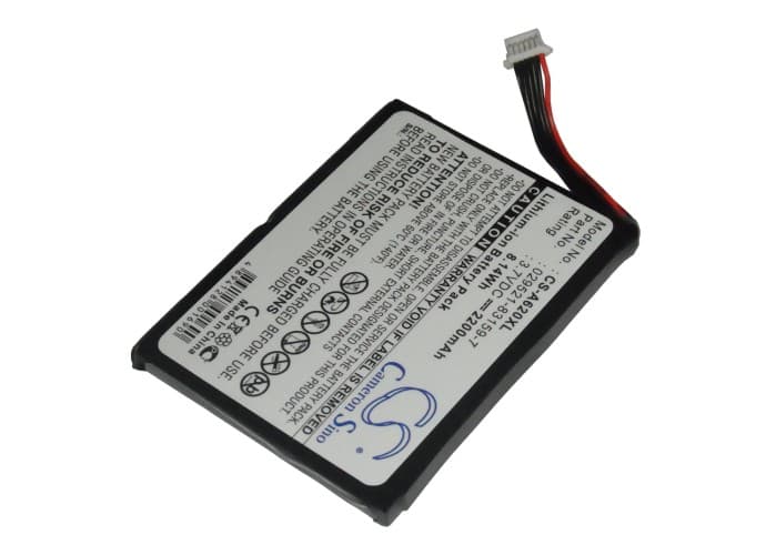 Replacement Battery for Typhoon MyGuide 5500 - CS-A620XL-1.jpg