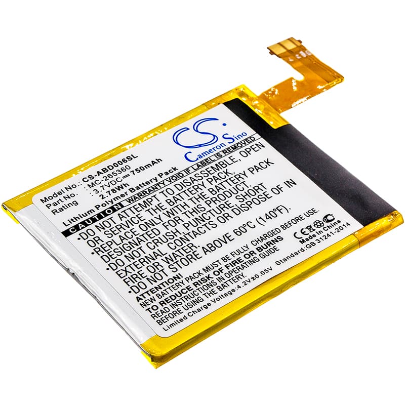 Replacement Battery for Amazon Kindle 6 - CS-ABD006SL-1.jpg