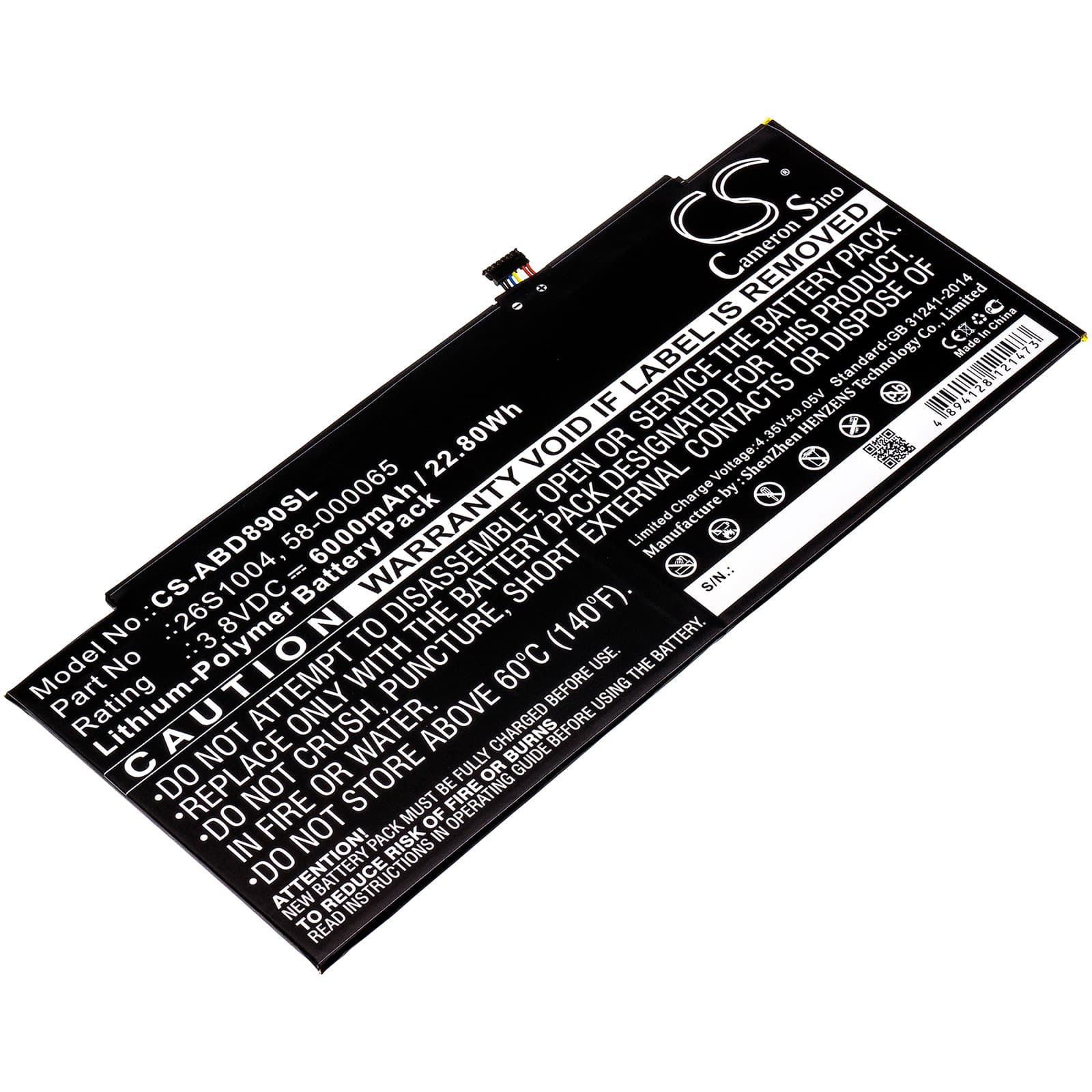 Replacement Battery for Amazon Kindle Fire HDX 8.9 - CS-ABD890SL-1.jpg