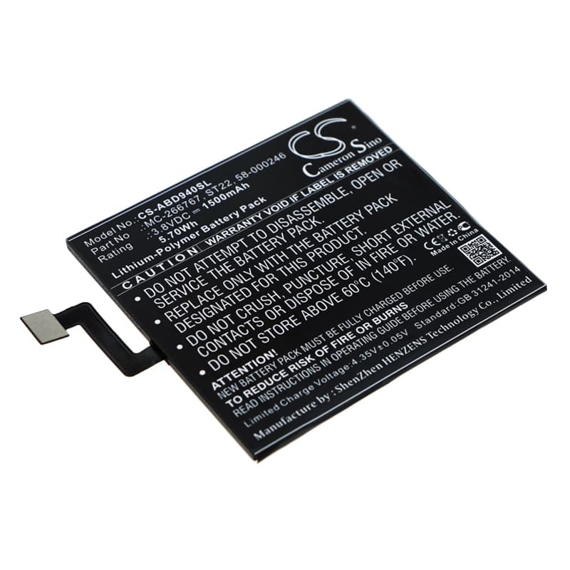 Replacement Battery for Amazon Kindle Paperwhite 4 2018 - CS-ABD940SL-1.jpg