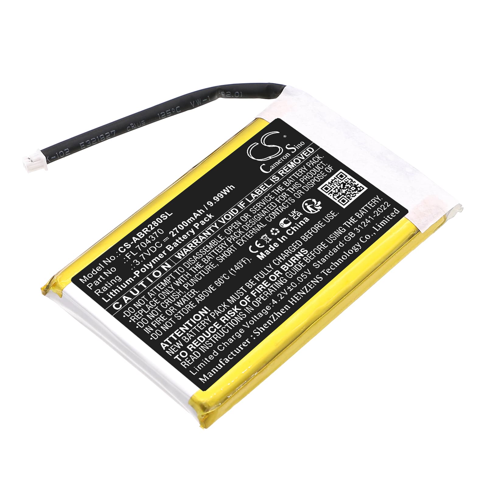 Replacement Battery for Anbernic Pocket RG28XX