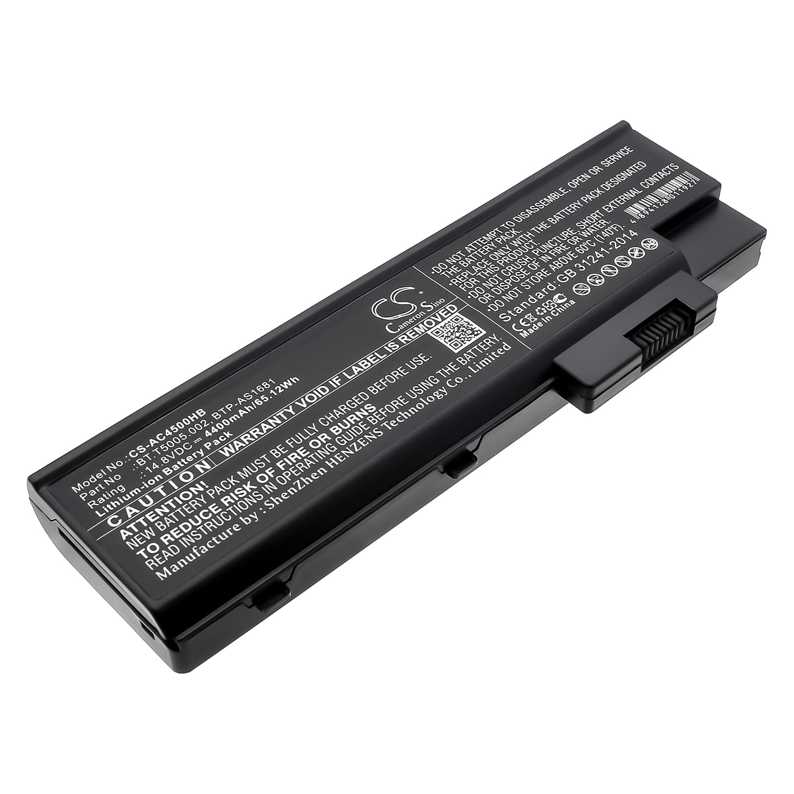 Replacement Battery for Acer Aspire 1640LC