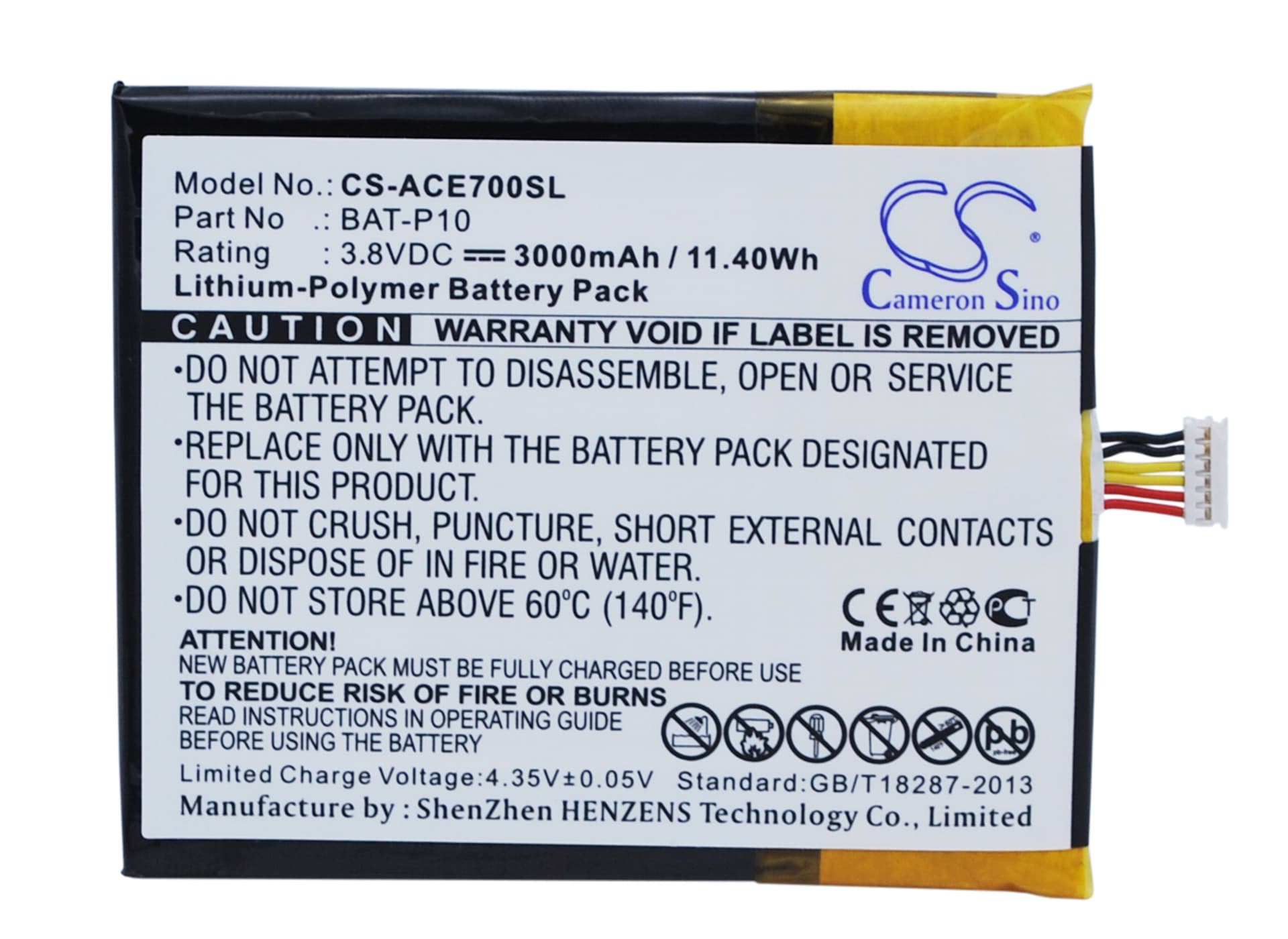 Replacement Battery for Acer Liquid E700 - CS-ACE700SL-1.jpg