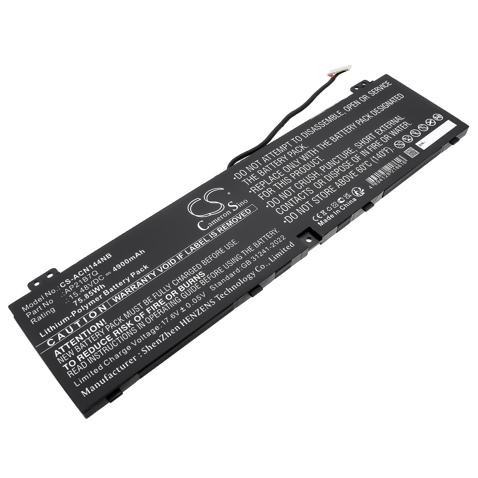 Replacement Battery for Acer Nitro 14 (AN14-41) - CS-ACN144NB-1.jpg