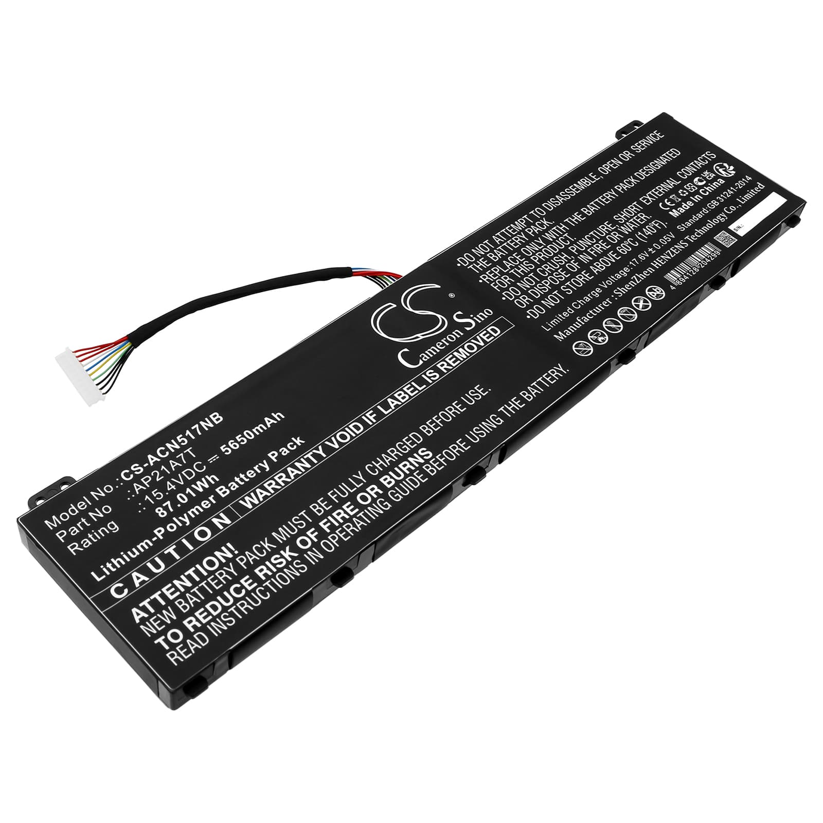 Replacement Battery for Acer Nitro 5 AN517-55-50P0 - CS-ACN517NB-1.jpg