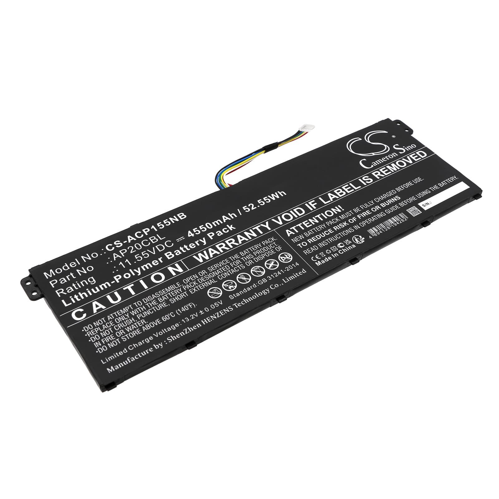Replacement Battery for Acer Swift 3 SF314-511-51YL - CS-ACP155NB-1.jpg