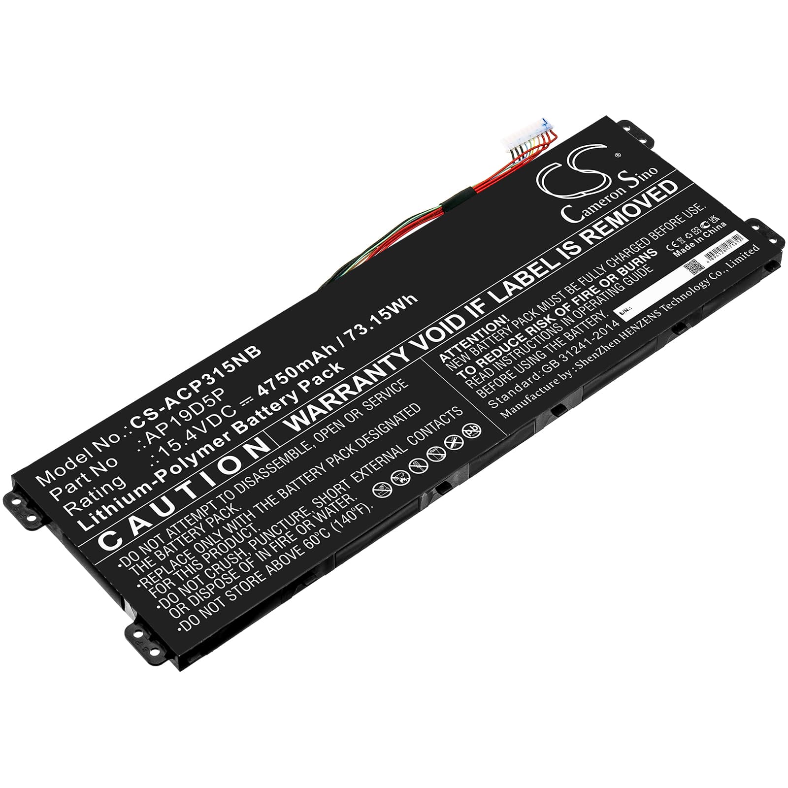 Replacement Battery for Acer Conceptd 3 Cn315-72g-70p5 - CS-ACP315NB-1.jpg