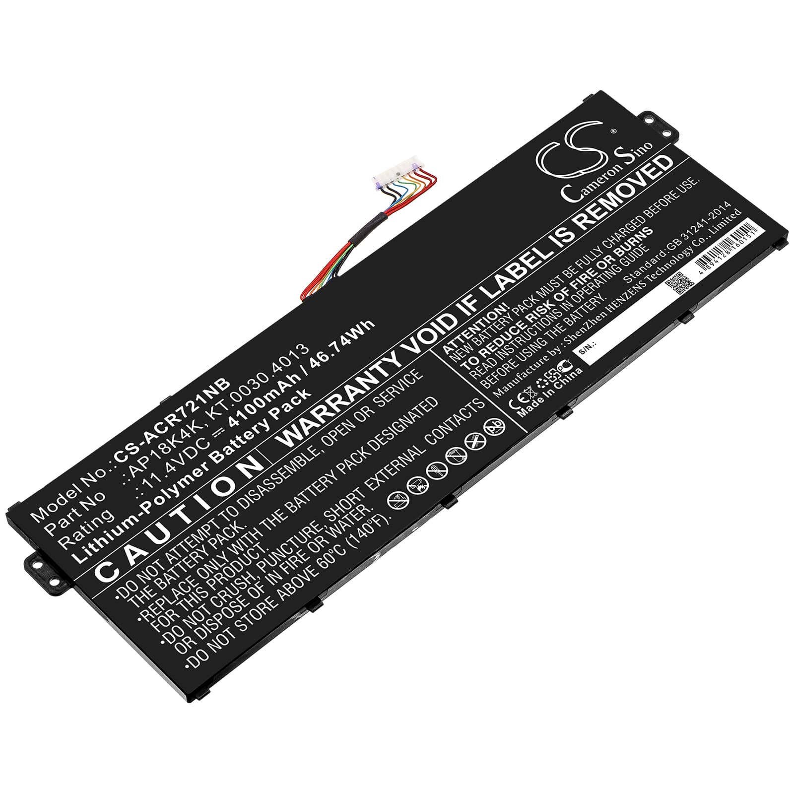 Replacement Battery for Acer Chromebook 311 C721 R721T - CS-ACR721NB-1.jpg