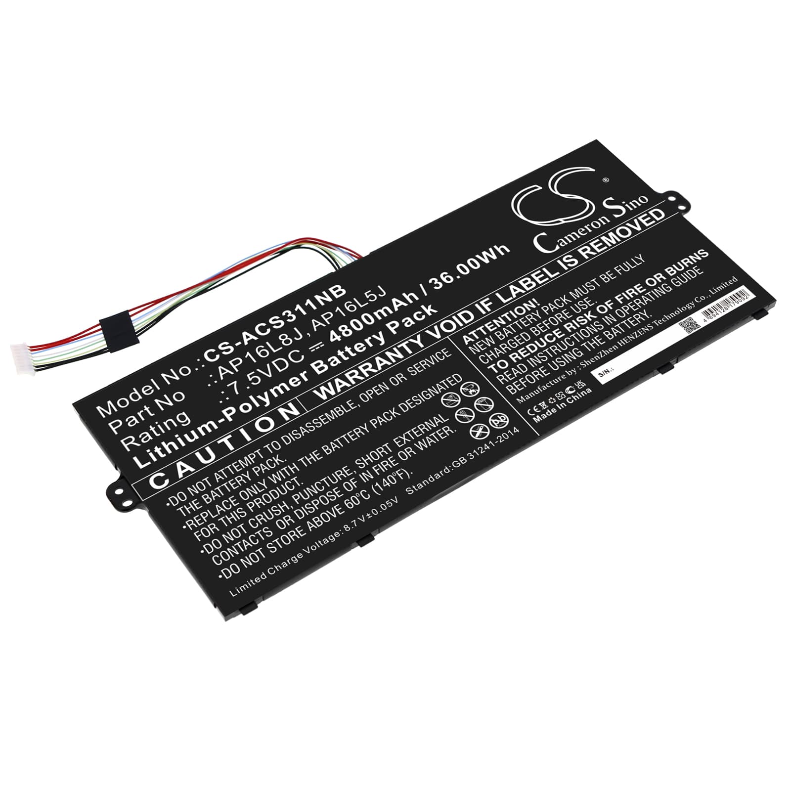 Replacement Battery for Acer Chromebook Spin 311 CP311-3H-K2RJ - CS-ACS311NB-1.jpg