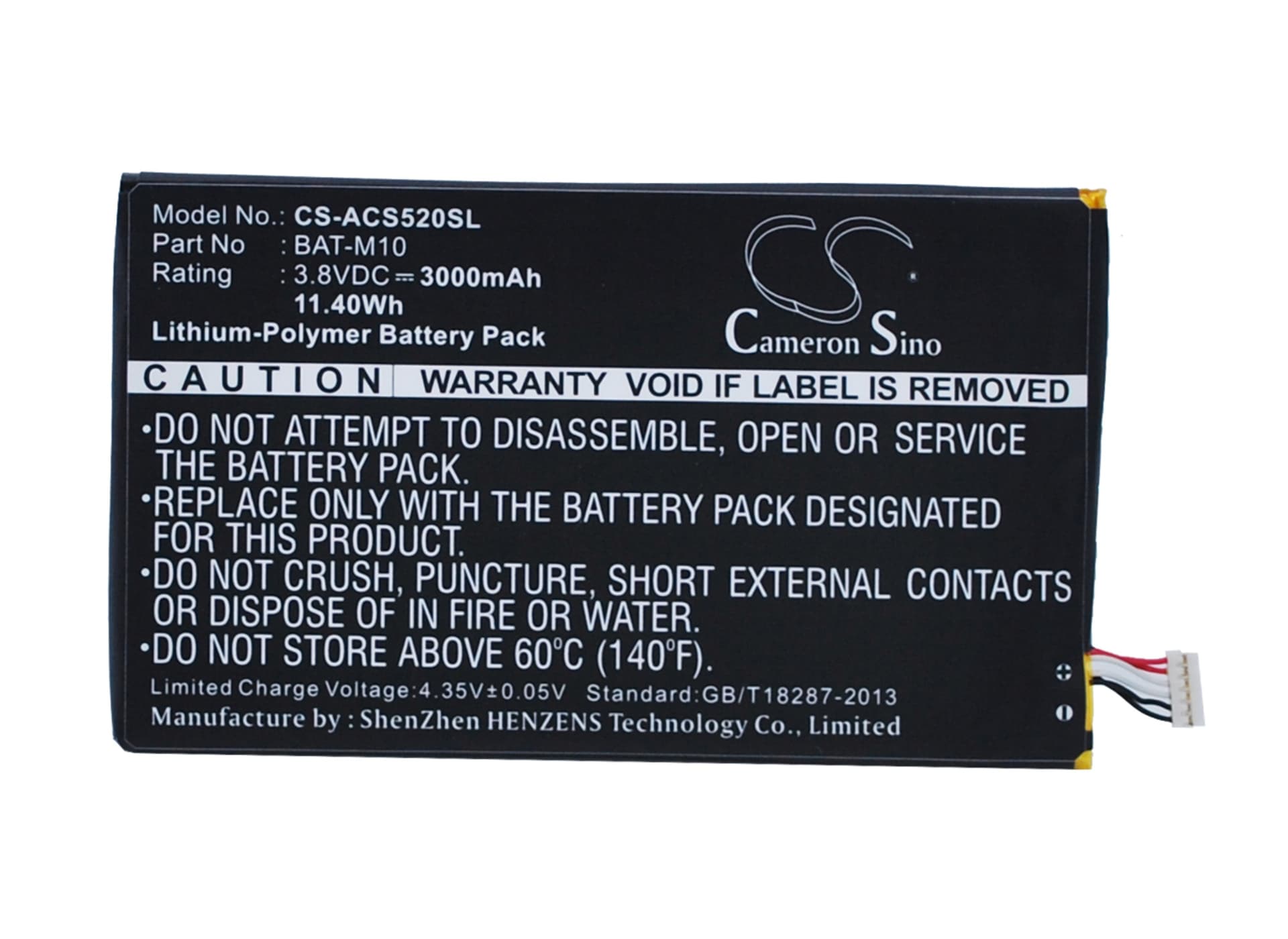 Replacement Battery for Acer Liquid S2 - CS-ACS520SL-1.jpg
