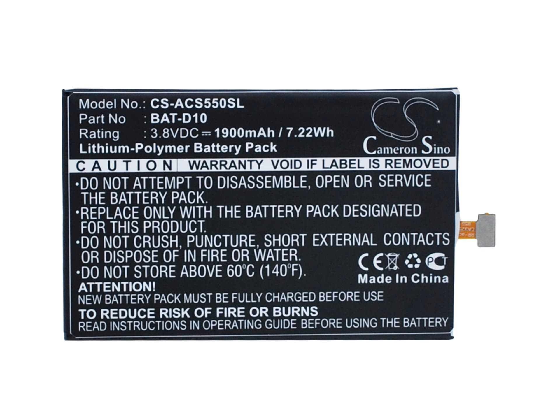 Replacement Battery for Acer Liquid Jade S - CS-ACS550SL-1.jpg