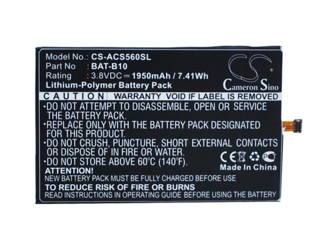 Replacement battery