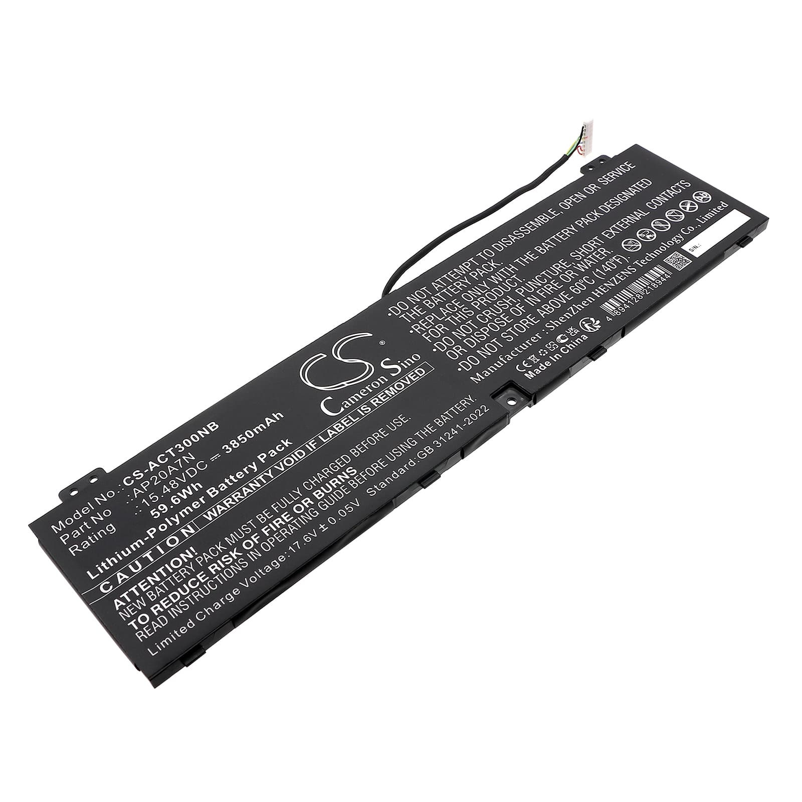 Replacement Battery for Acer Predator Triton 300 SE PT314-51S-52ML - CS-ACT300NB-1.jpg