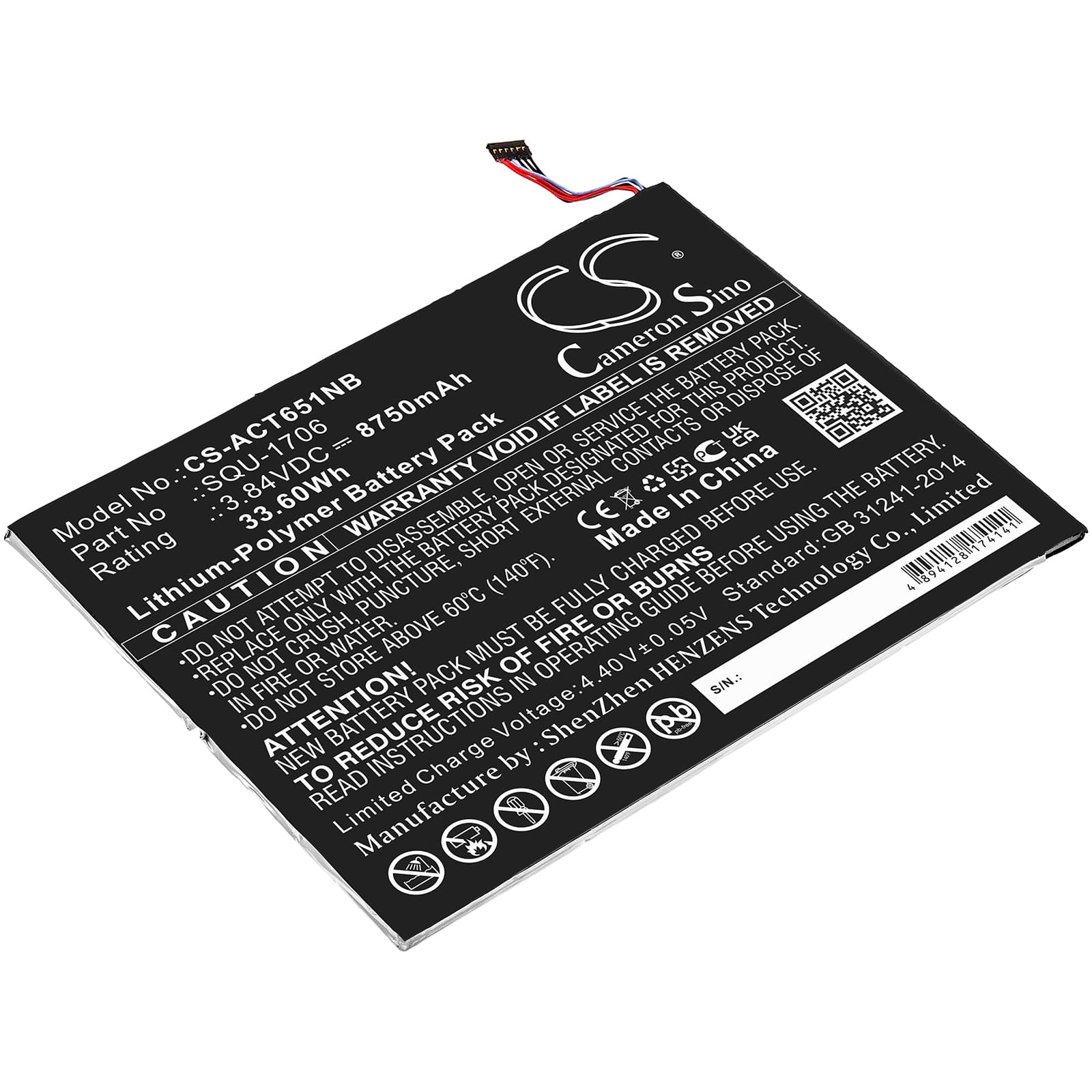 Replacement Battery for Acer Chromebook Tab 10 - CS-ACT651NB-1.jpg