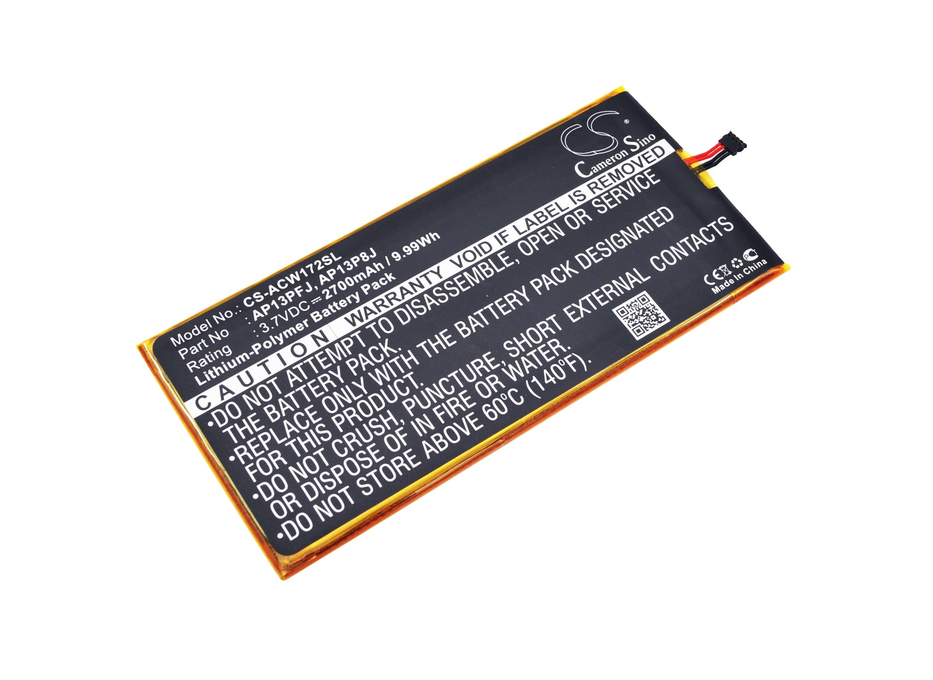 Replacement Battery for Acer Iconia B1-720 - CS-ACW172SL-1.jpg