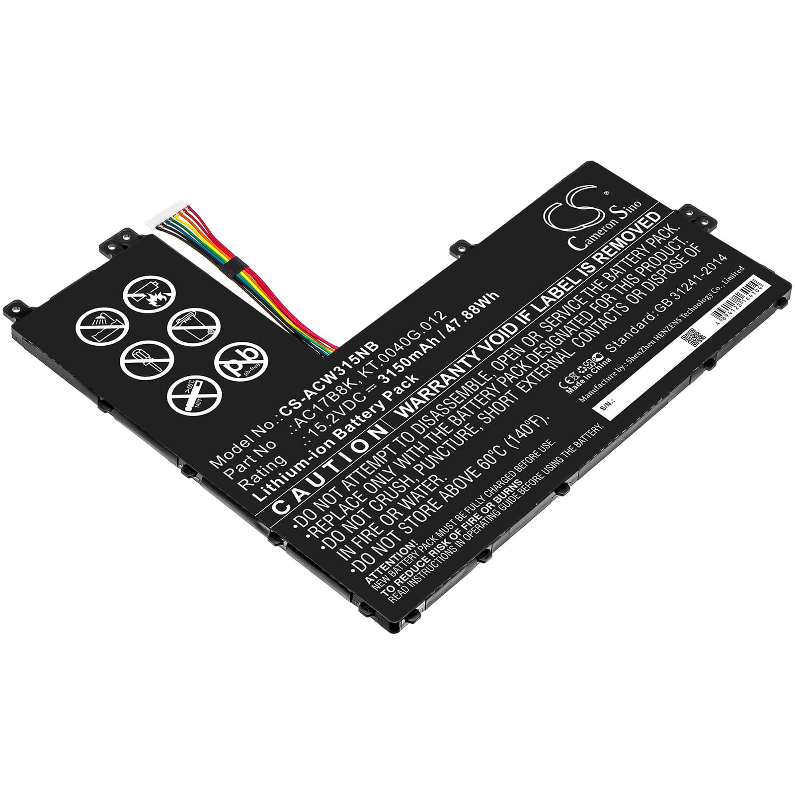 Replacement Battery for Acer Swift 3 SF315-52G-54DA - CS-ACW315NB-1.jpg