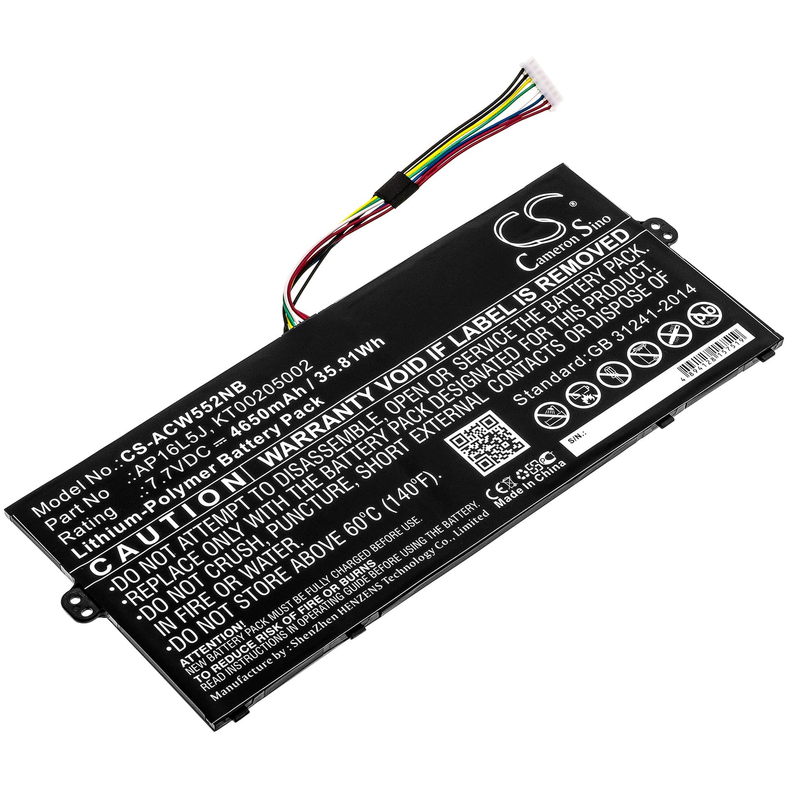 Replacement Battery for Acer swift 5 sf514-53t-58pj - CS-ACW552NB-1.jpg
