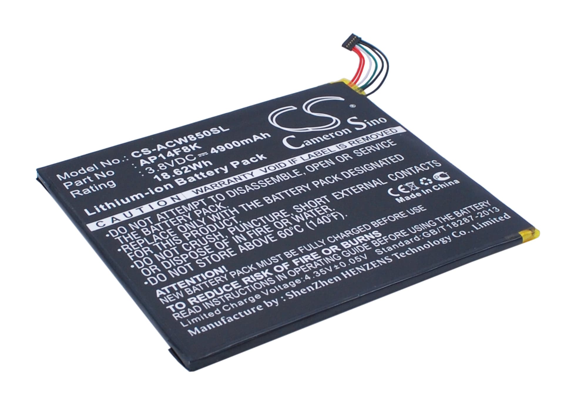 Replacement Battery for Acer Iconia Tab A1-850 - CS-ACW850SL-1.jpg