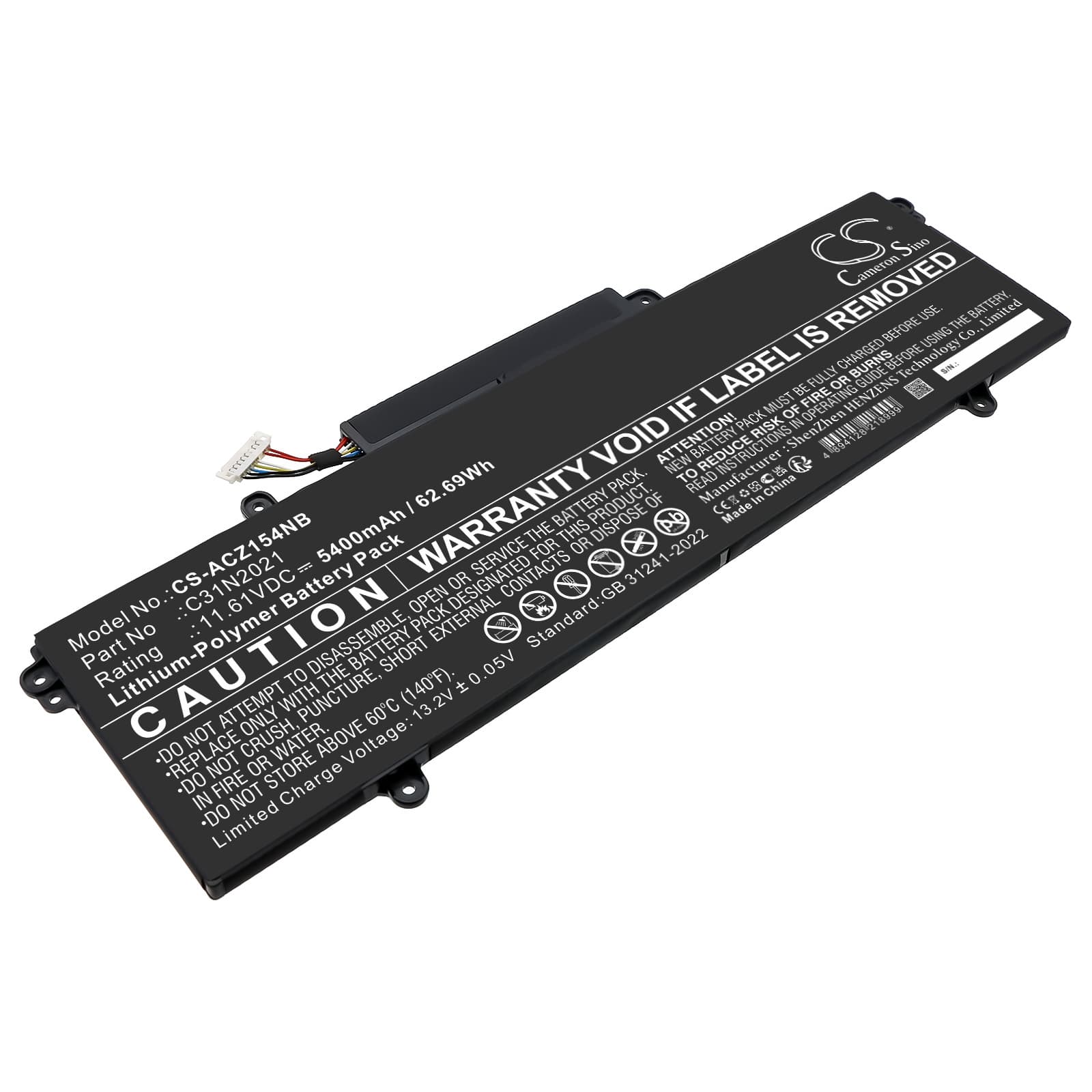 Replacement Battery for Asus ZENBOOK 14X OLED UX5401EA-KN511TS - CS-ACZ154NB-1.jpg
