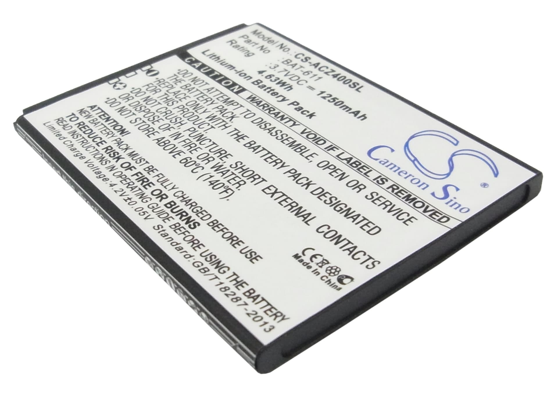 Replacement Battery for Acer Liquid Z4 - CS-ACZ400SL-1.jpg