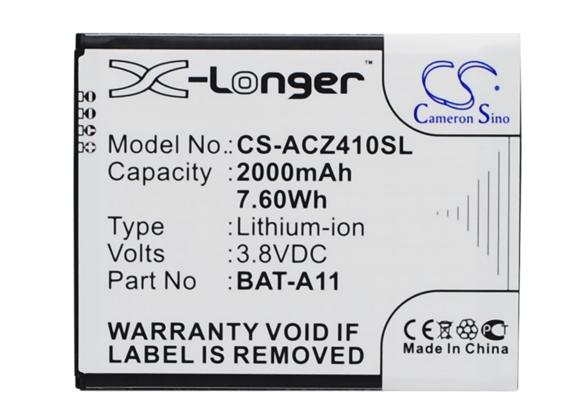 Replacement Battery for Acer Liquid Z410 - CS-ACZ410SL-1.jpg