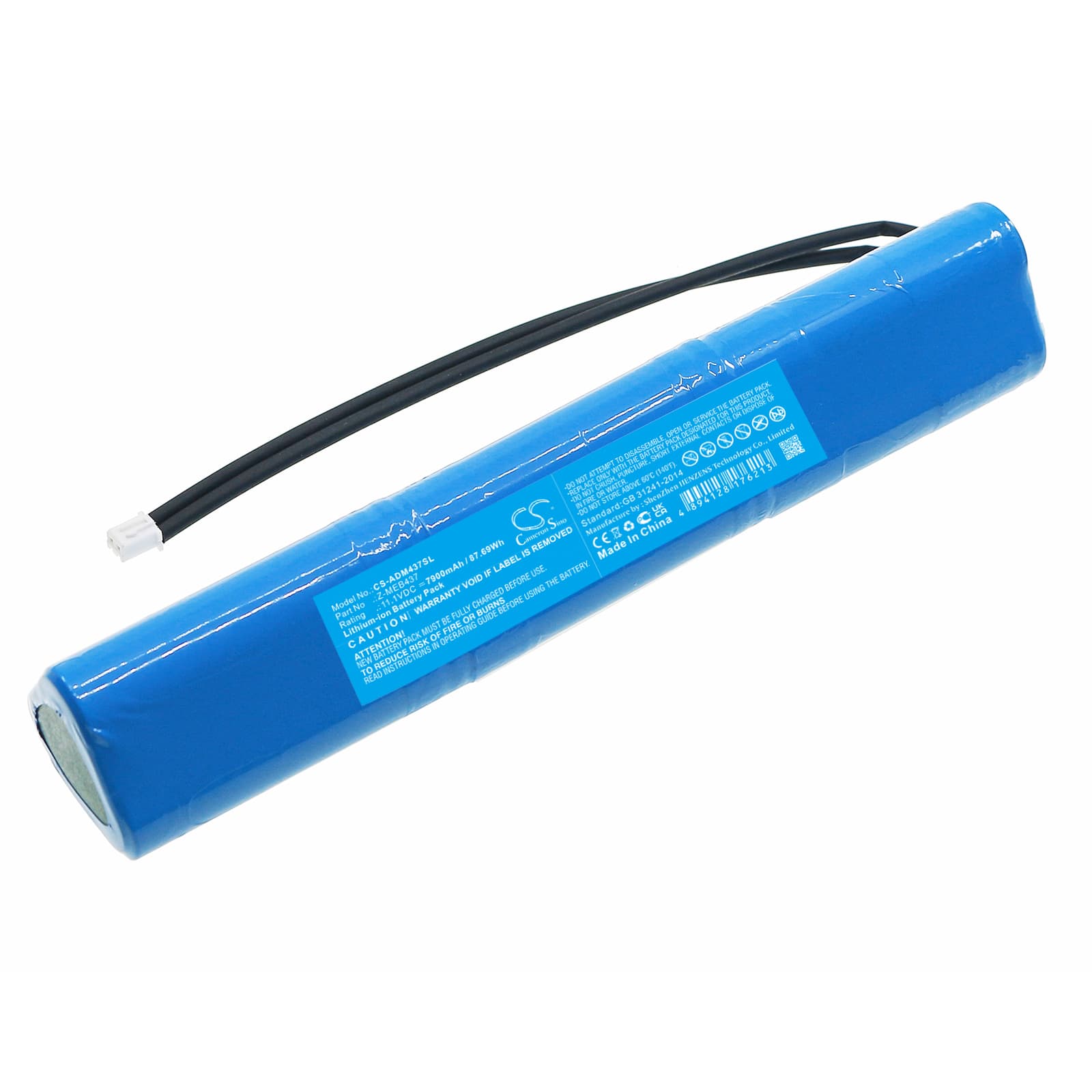 Replacement Battery for American DJ Mega Go Bar 50 RGBA - CS-ADM437SL-1.jpg