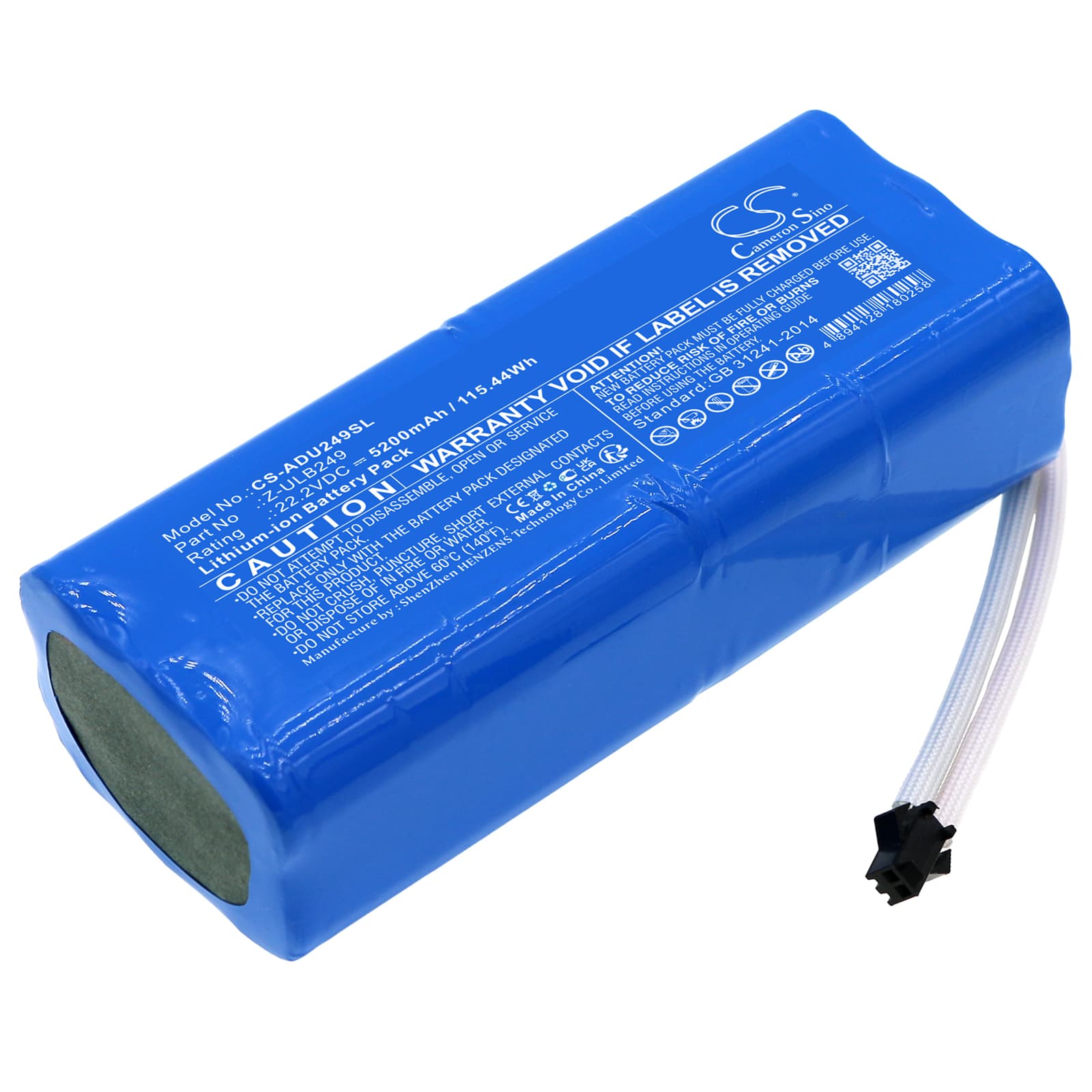 Replacement Battery for American DJ ULTRA GO PAR7X - CS-ADU249SL-1.jpg