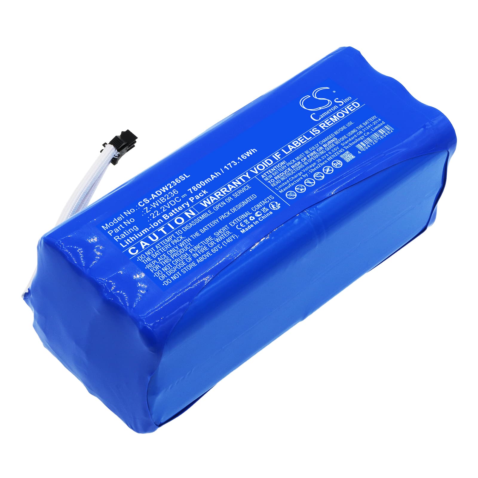 Replacement Battery for American DJ WIFLY BAR QA5 - CS-ADW236SL-1.jpg