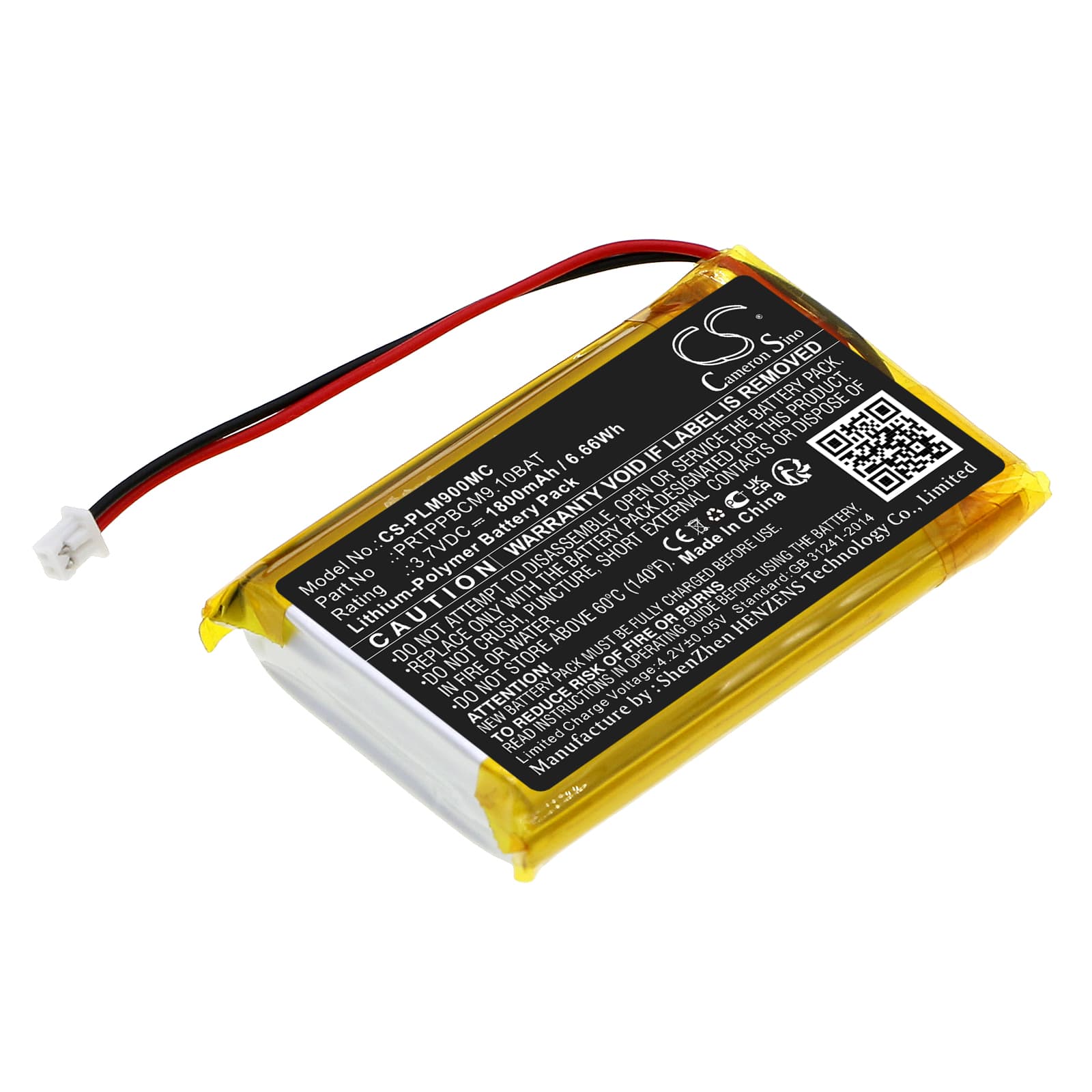 Replacement Battery for American DJ Element - CS-PLM900MC-1.jpg