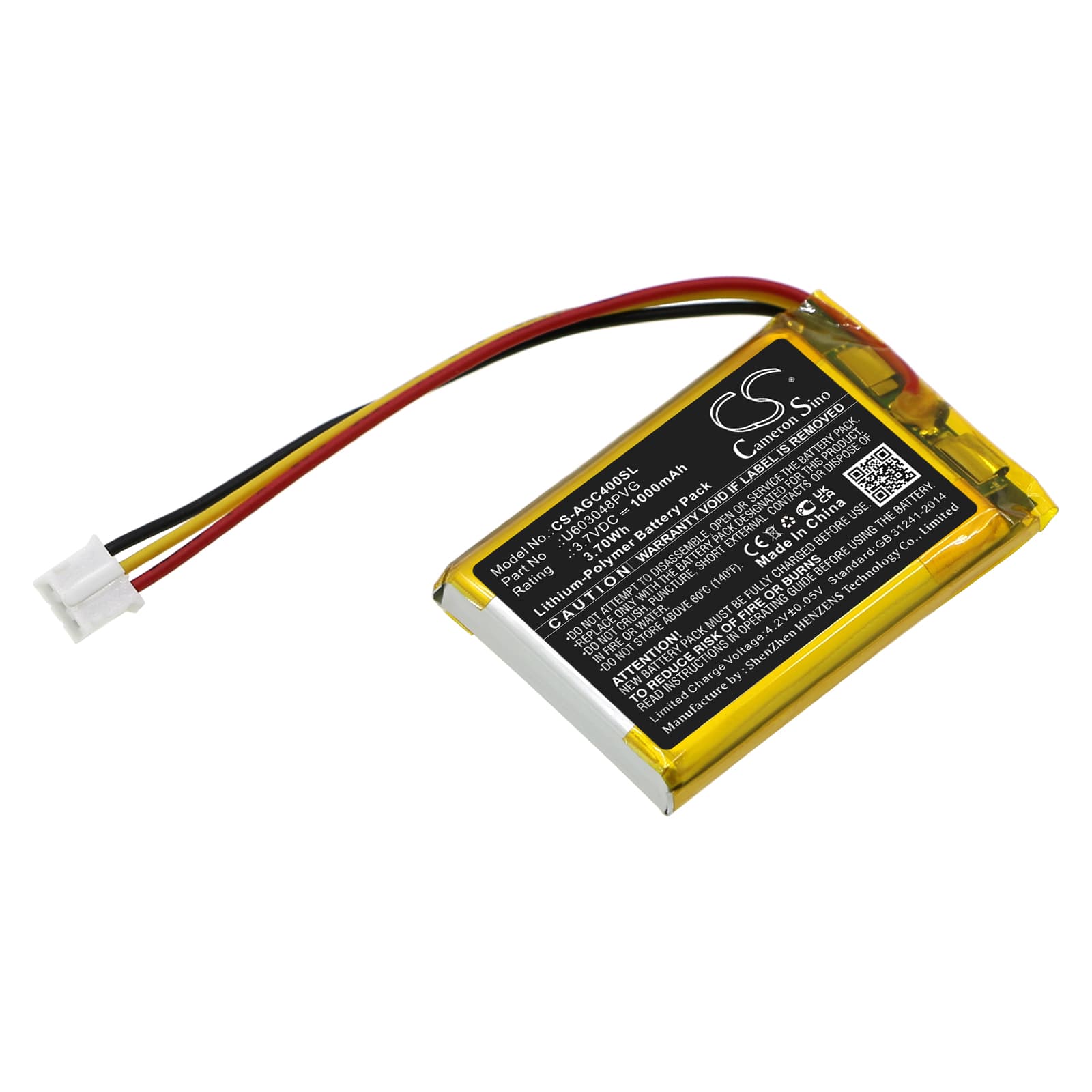Replacement Battery for Astro C40 TR Wireless Controller - CS-AGC400SL-1.jpg