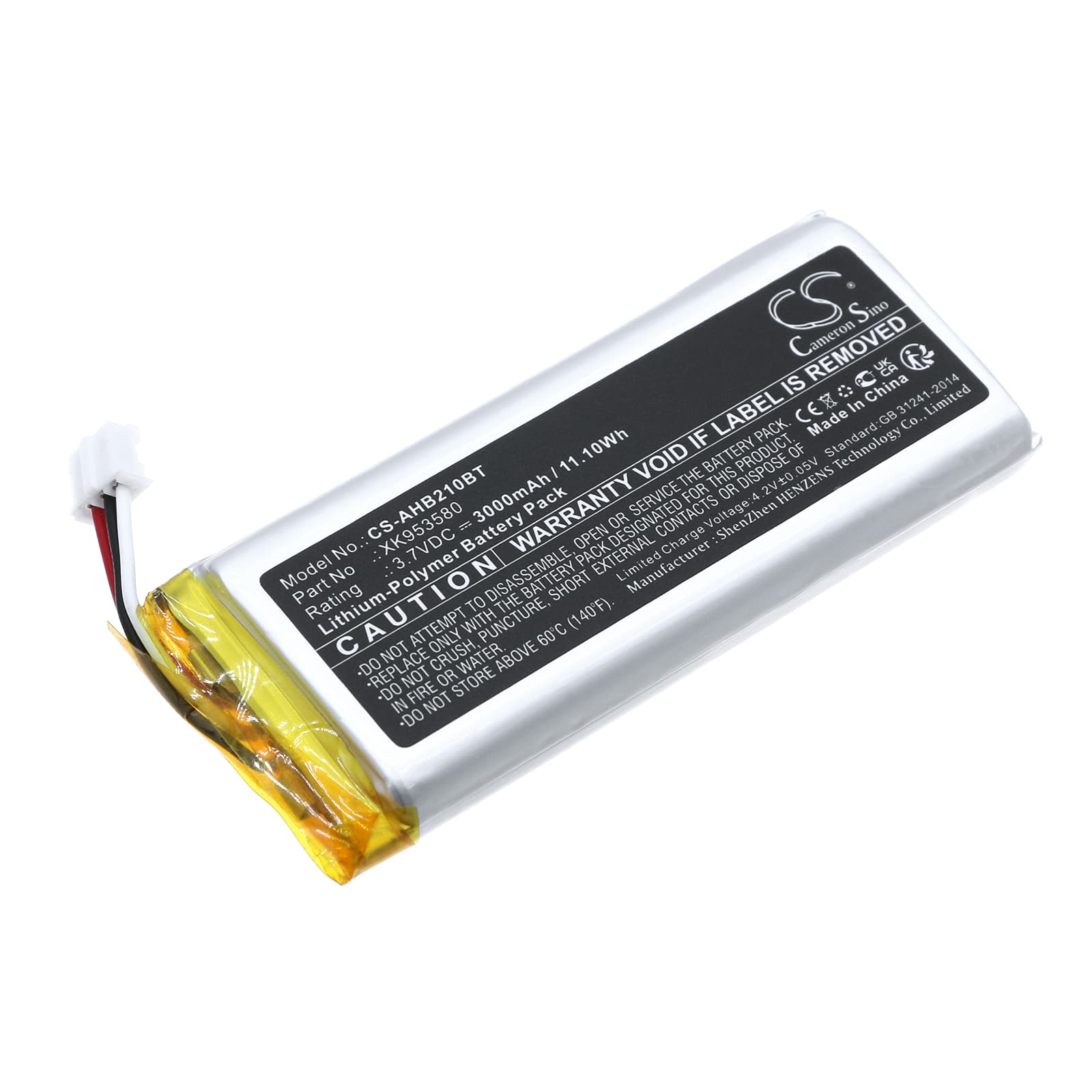 Replacement Battery for Ajax Hub 2 4G Backup Battery - CS-AHB210BT-1.jpg
