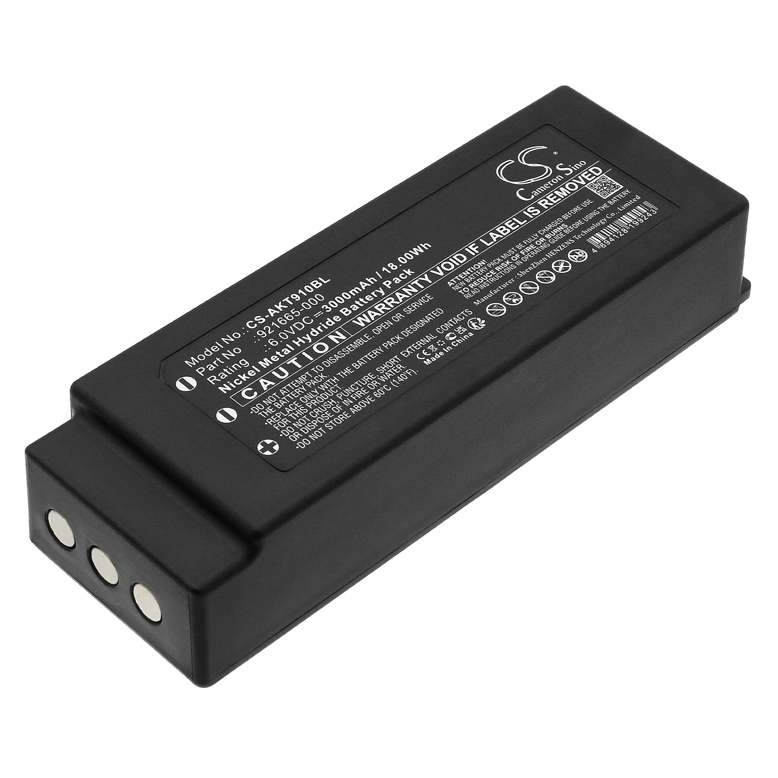 Replacement Battery for Akerstroms MC91 - CS-AKT910BL-1.jpg