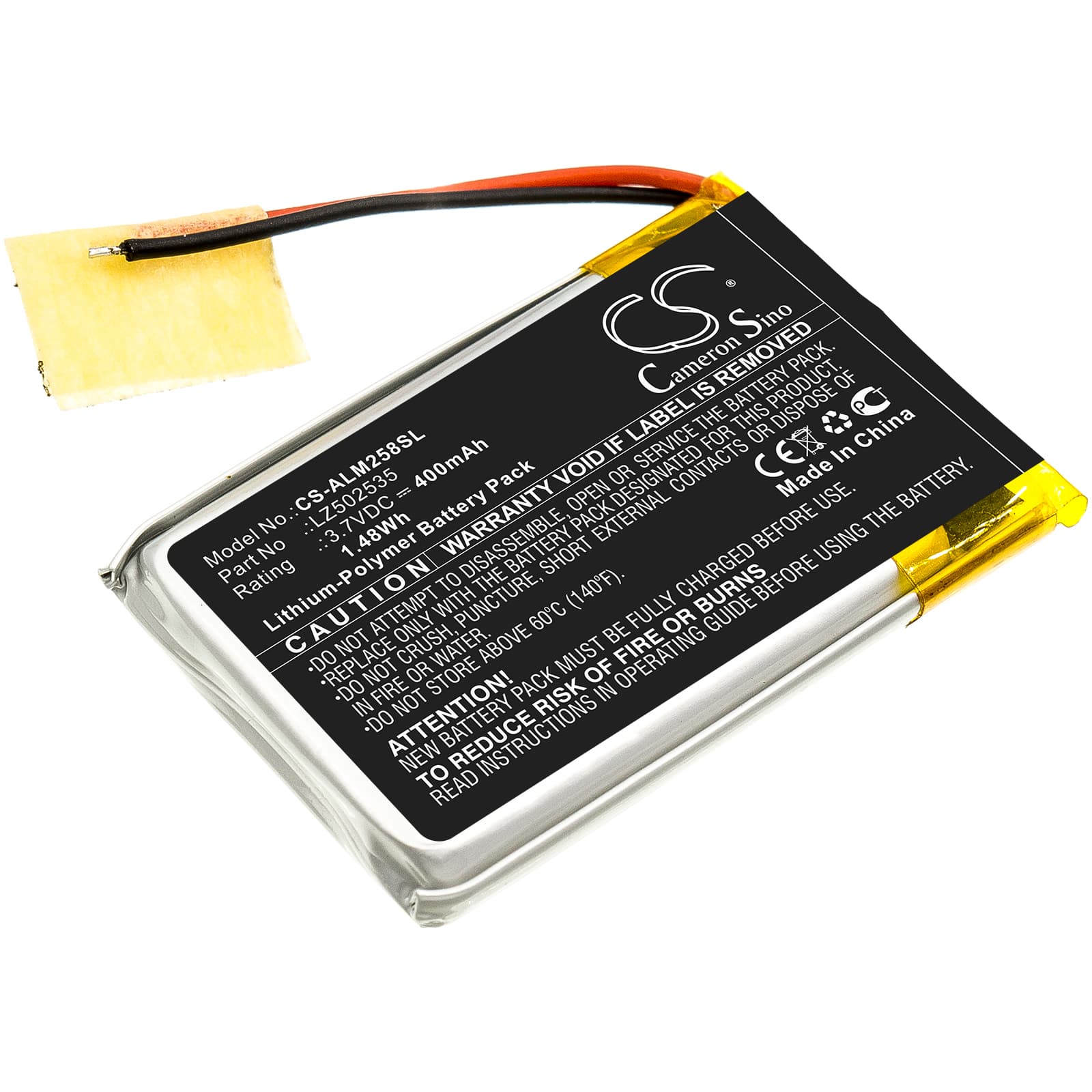 Replacement Battery for Altec Lansing Mini H2O 3 - CS-ALM258SL-1.jpg