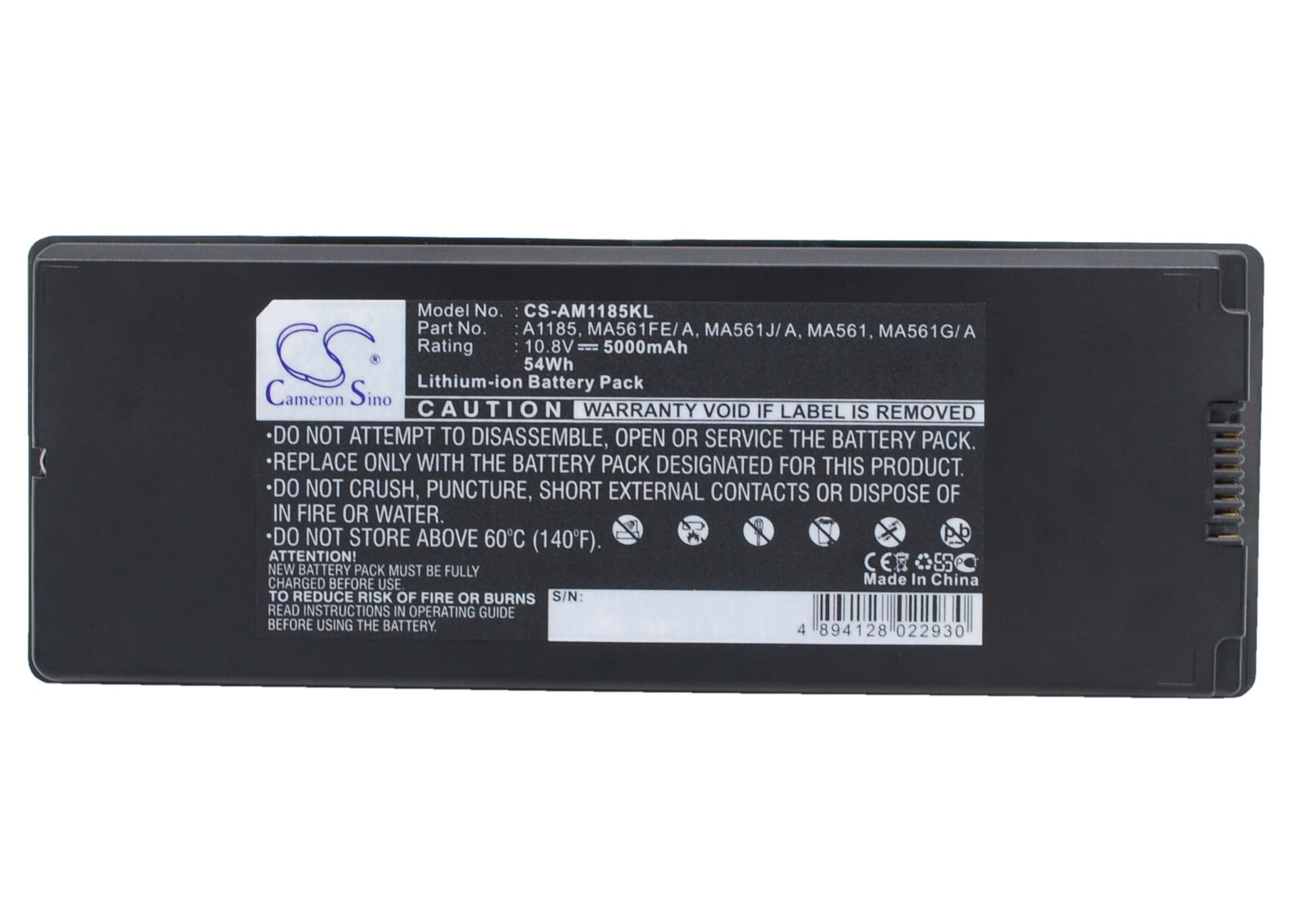 Replacement Battery for Apple MacBook 13" MA472F/ A - CS-AM1185KL-1.jpg