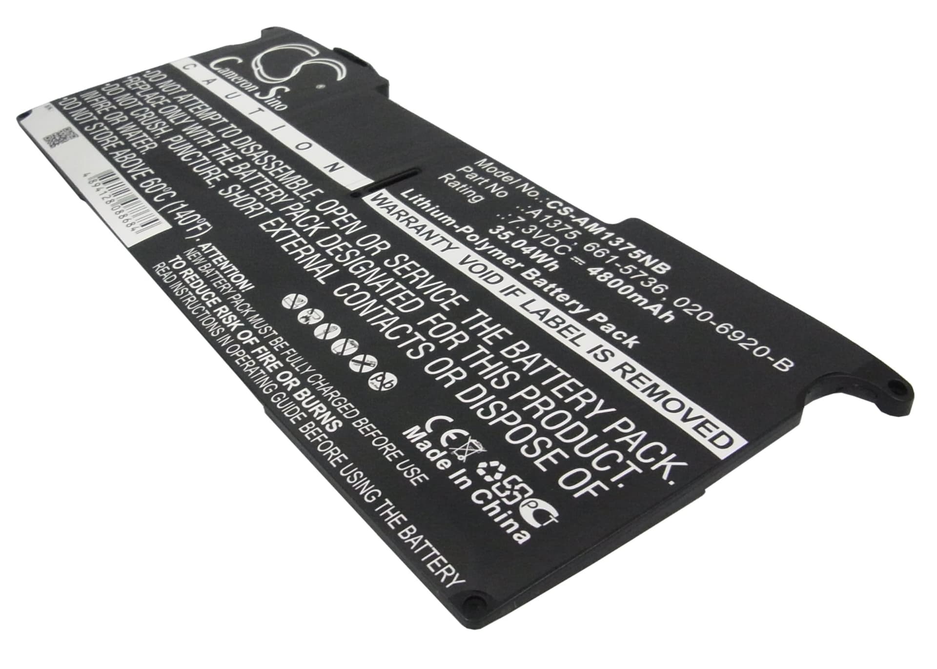 Replacement Battery for Apple MacBook Air 11" A1370 2010 - CS-AM1375NB-1.jpg
