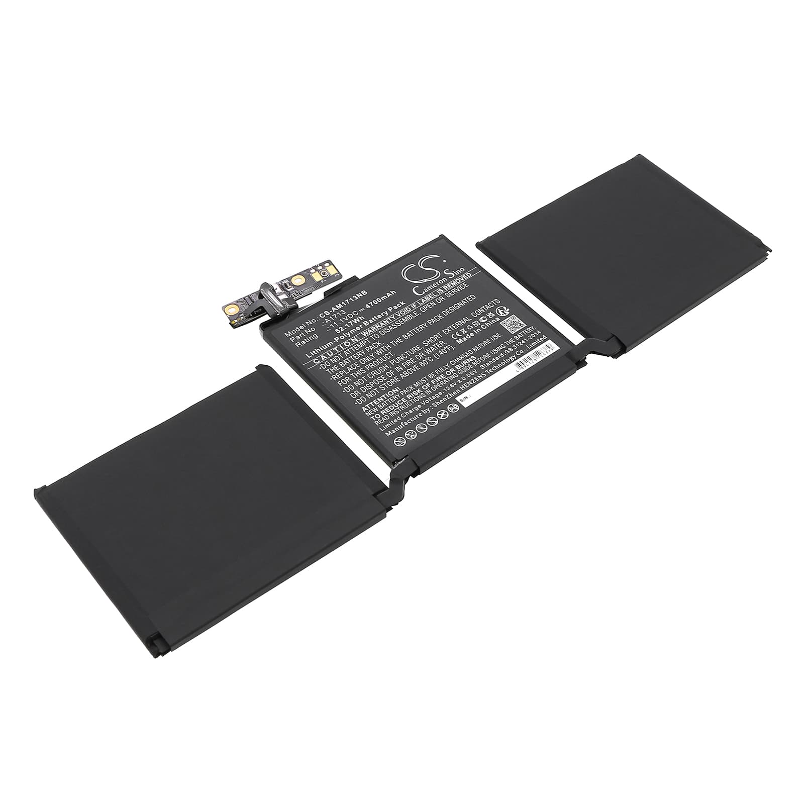 Replacement Battery for Apple MacBook Pro 13.3 - CS-AM1713NB-1.jpg