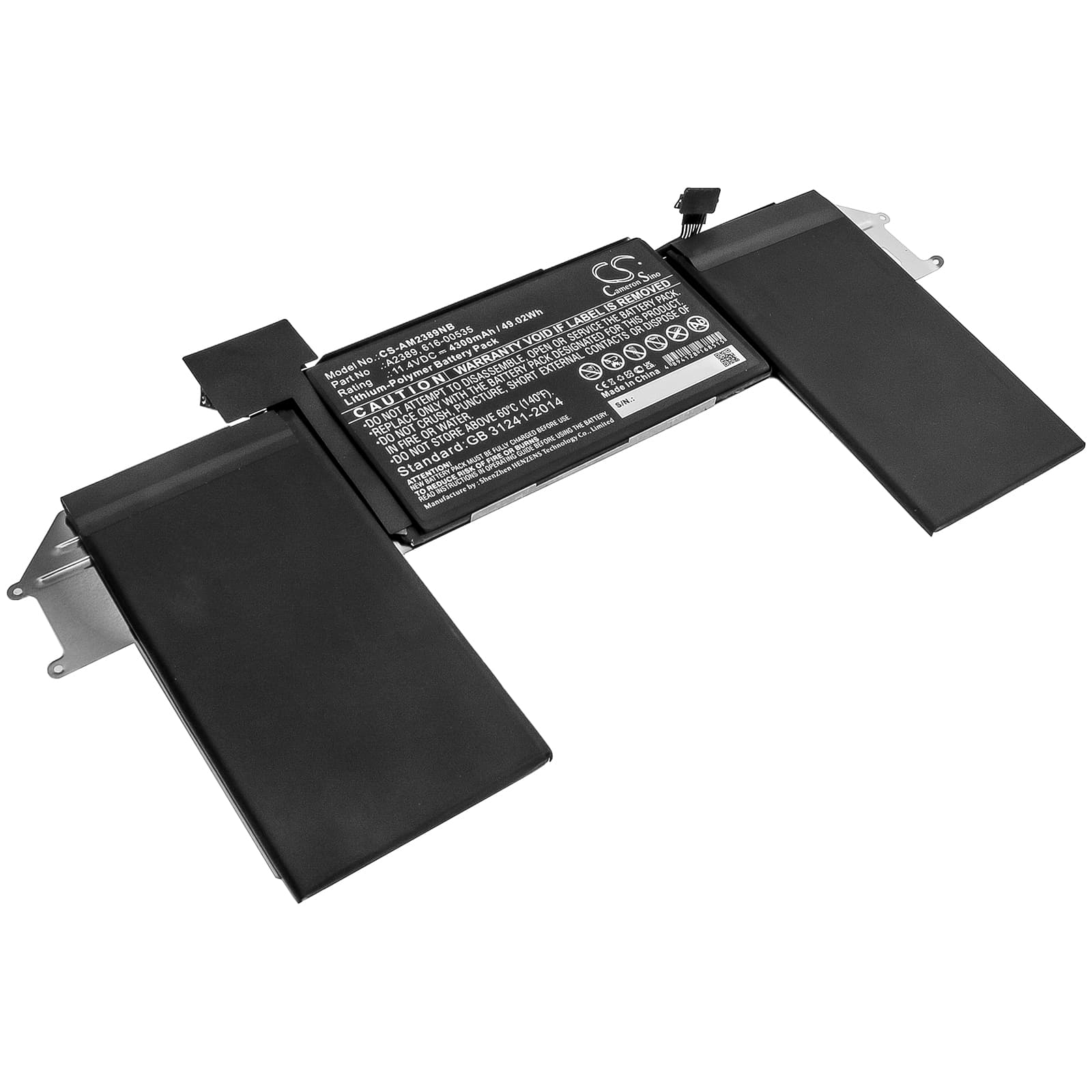 Replacement Battery for Apple MacBook Air 13(Late 2020) - CS-AM2389NB-1.jpg