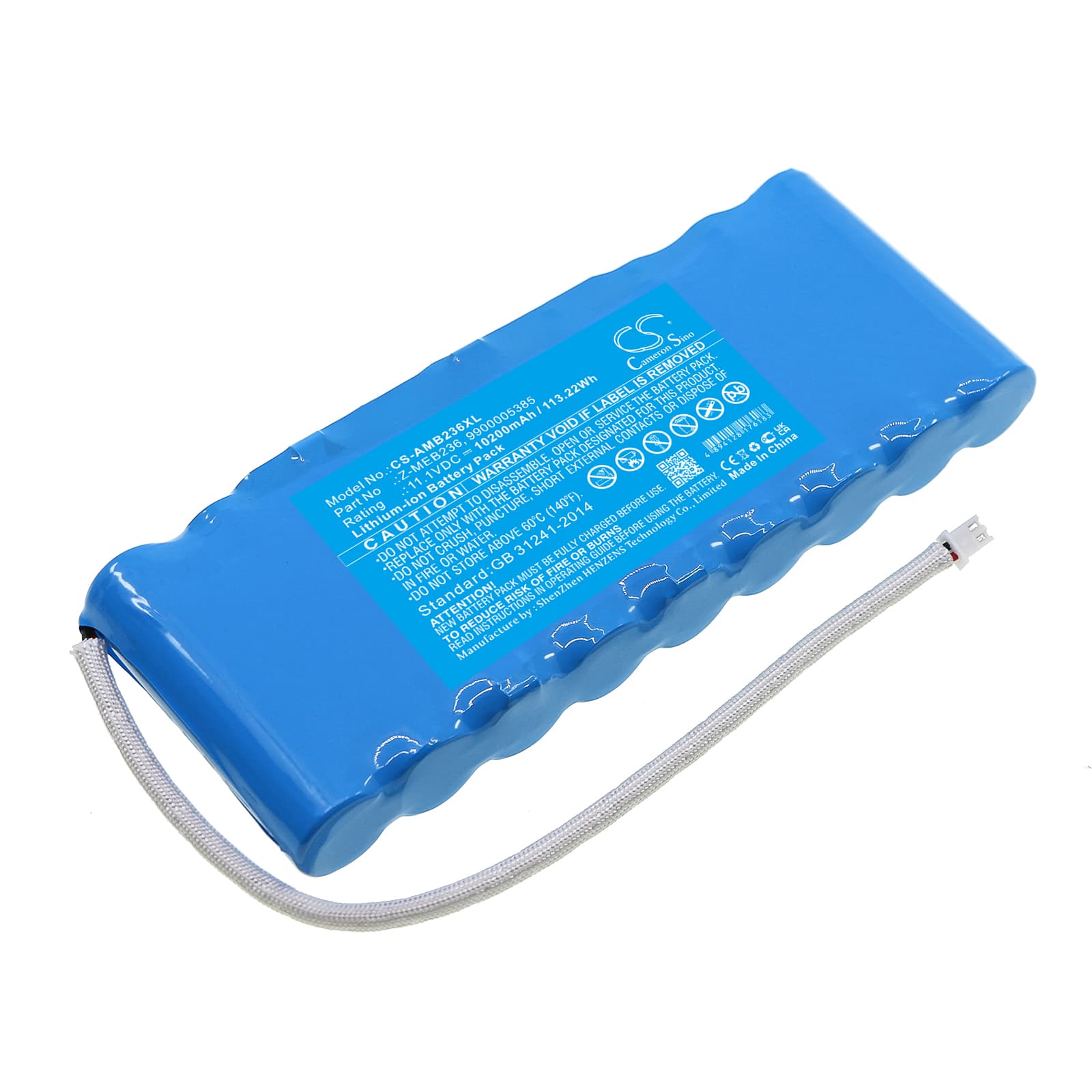 Replacement Battery for American DJ Mega Go PAR64 RGBA - CS-AMB236XL-1.jpg