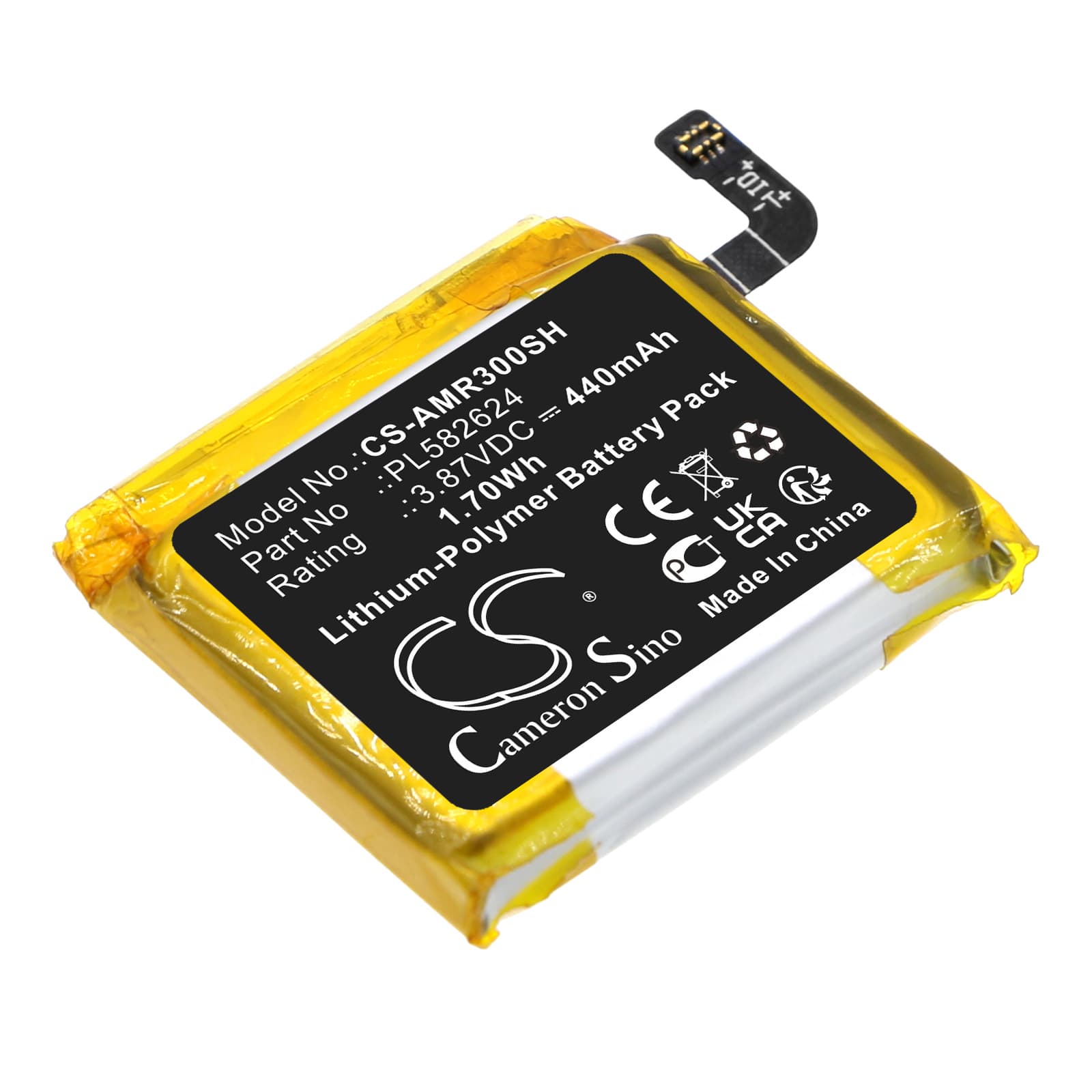 Replacement Battery for Amazfit GTR 3 - CS-AMR300SH-1.jpg