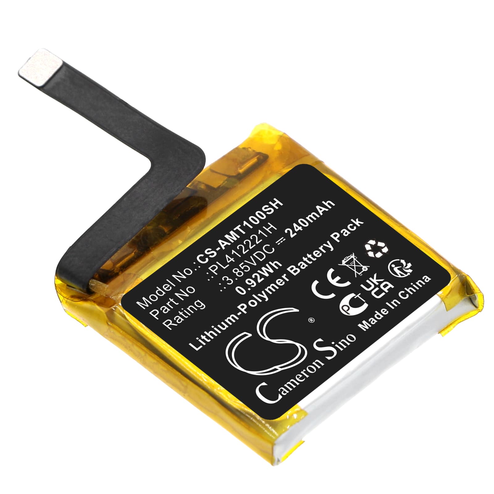 Replacement Battery for Amazfit GTS - CS-AMT100SH-1.jpg