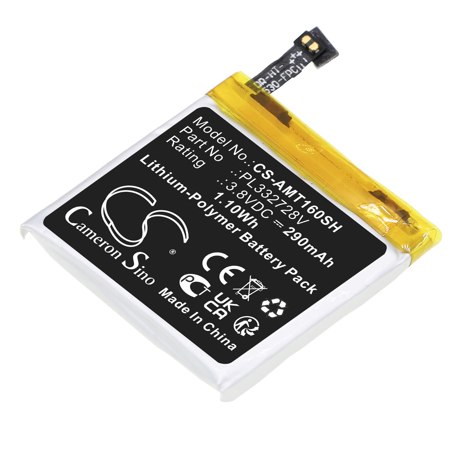 Replacement Battery for Amazfit Stratos - CS-AMT160SH-1.jpg