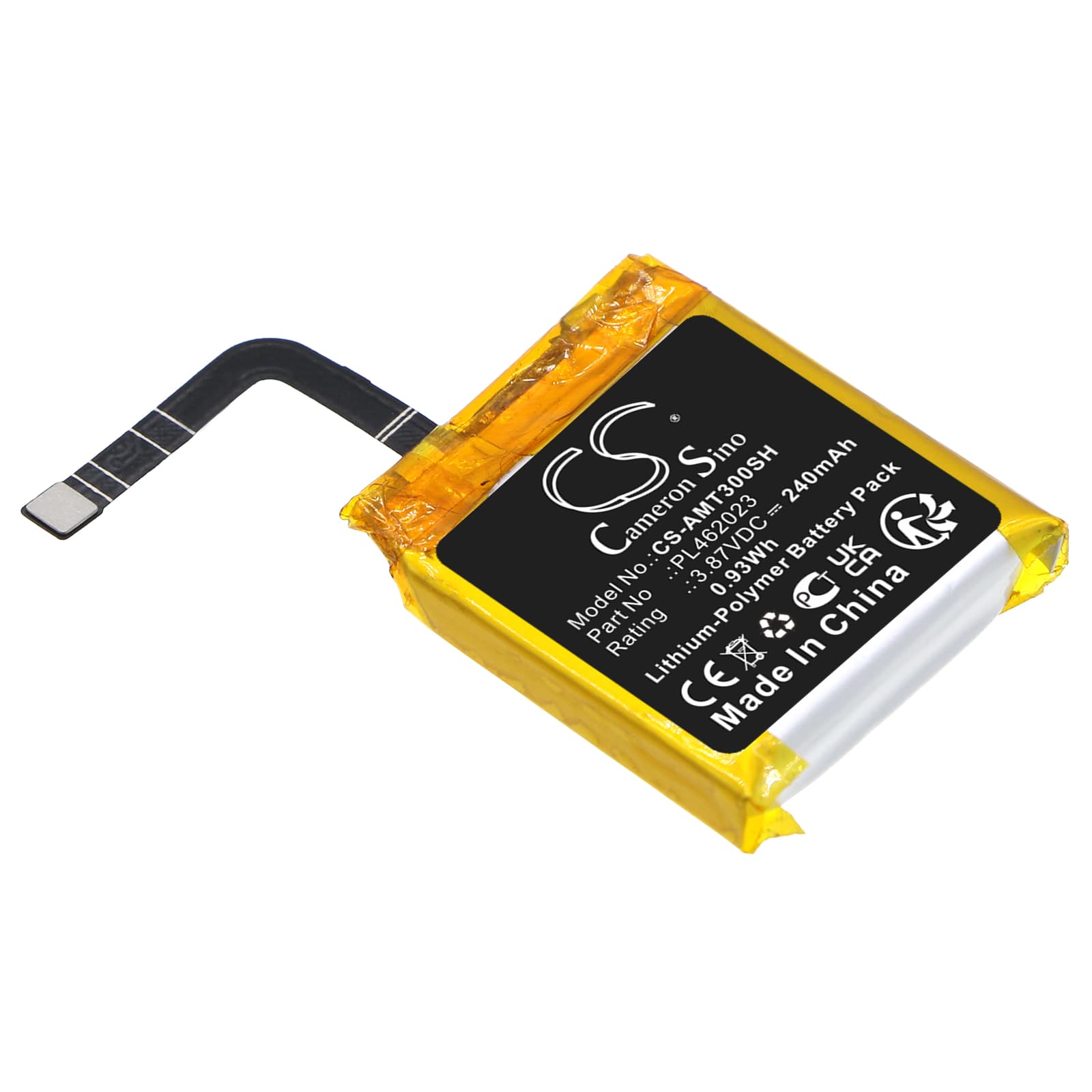 Replacement Battery for Amazfit GTS 3 - CS-AMT300SH-1.jpg