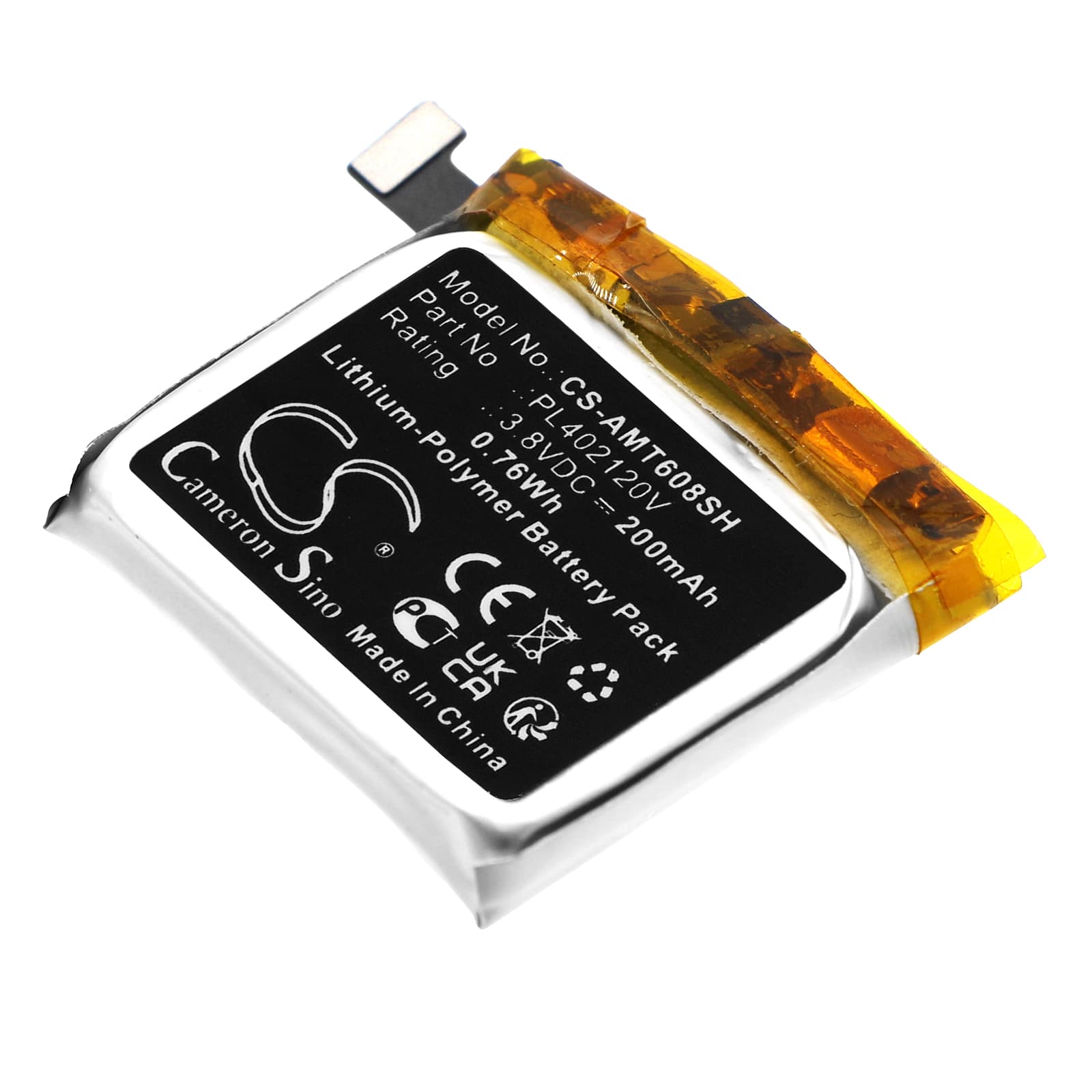Replacement Battery for Amazfit Bip - CS-AMT608SH-1.jpg