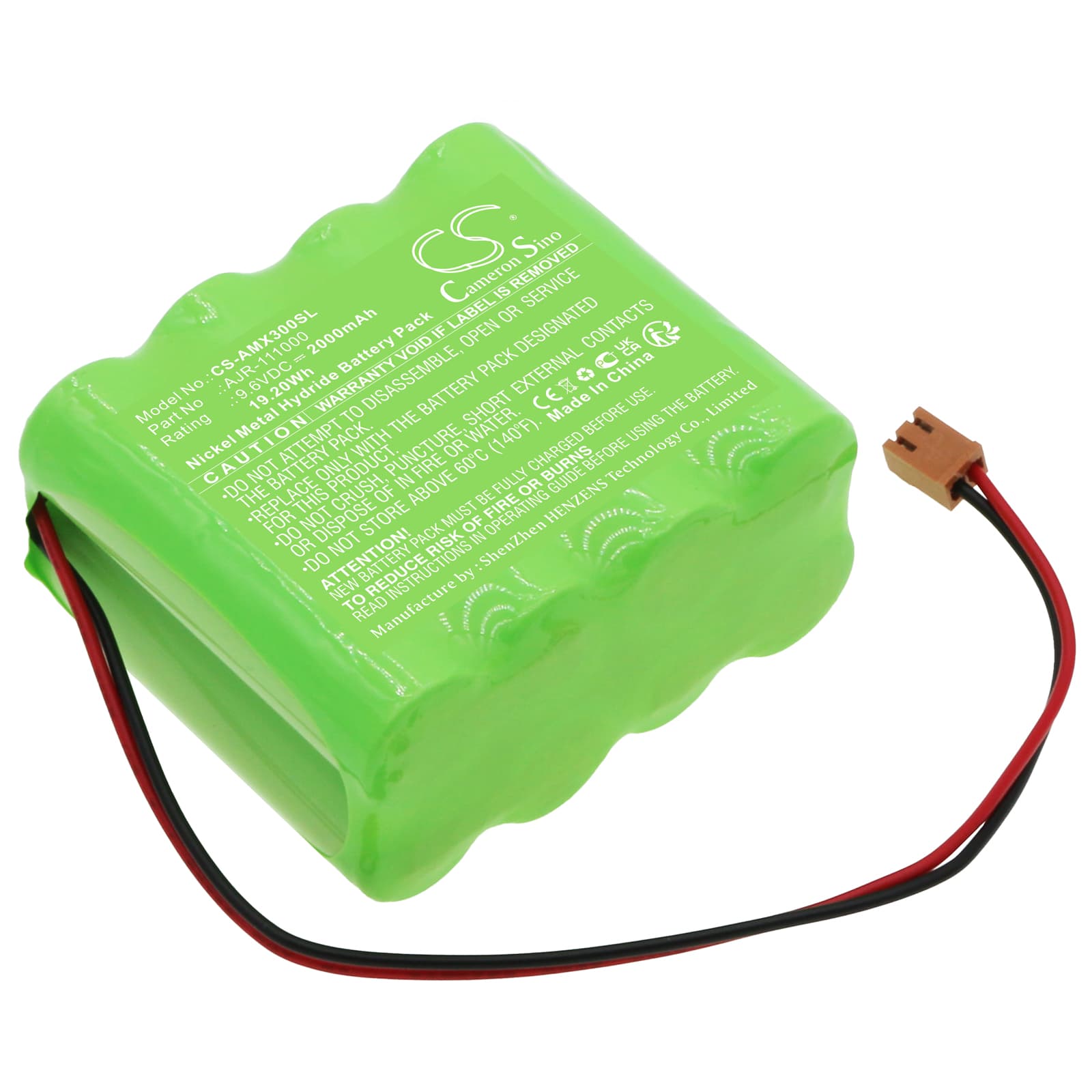 Replacement Battery for Amano PIX3000 - CS-AMX300SL-1.jpg