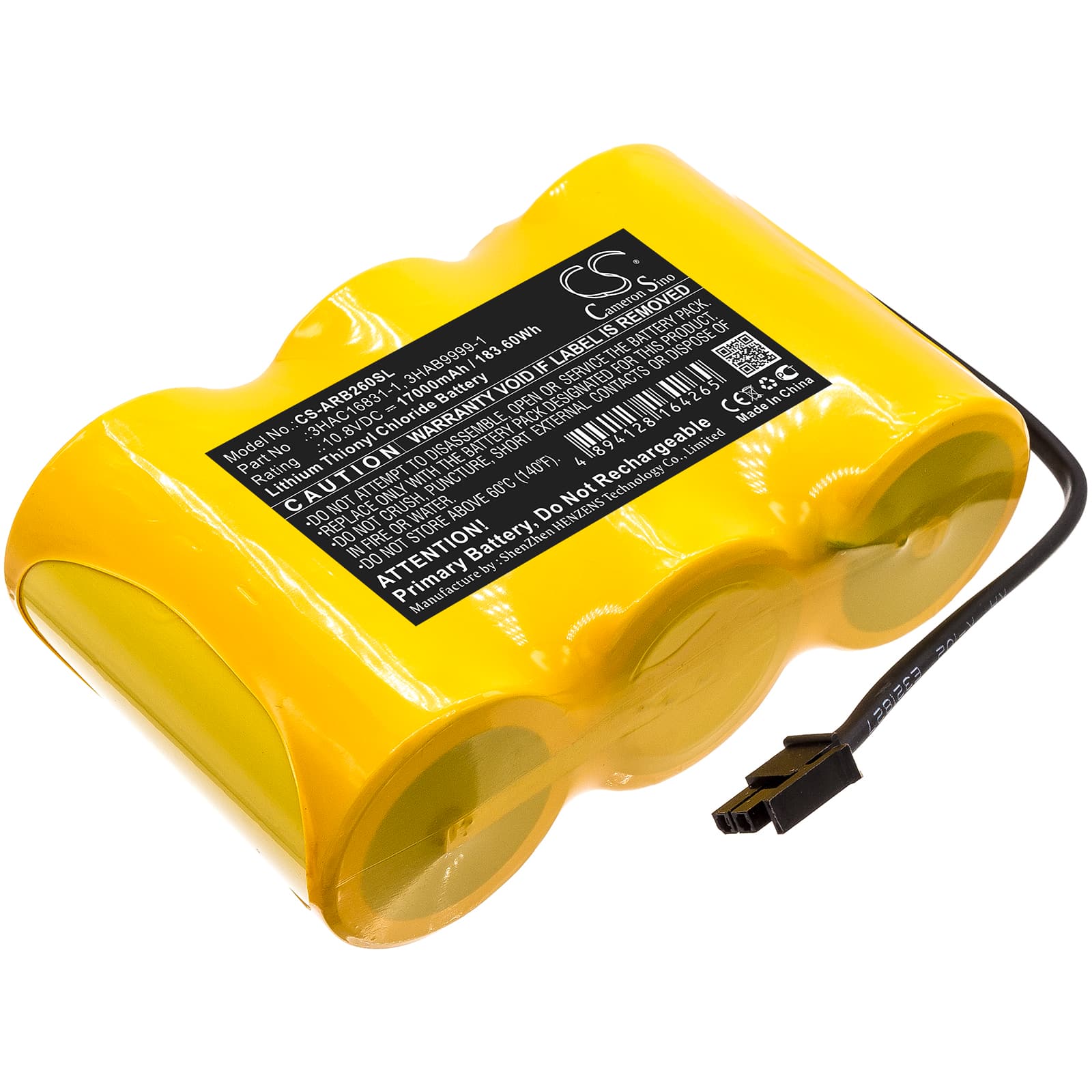 Replacement Battery for ABB IRB 2600 M2004
