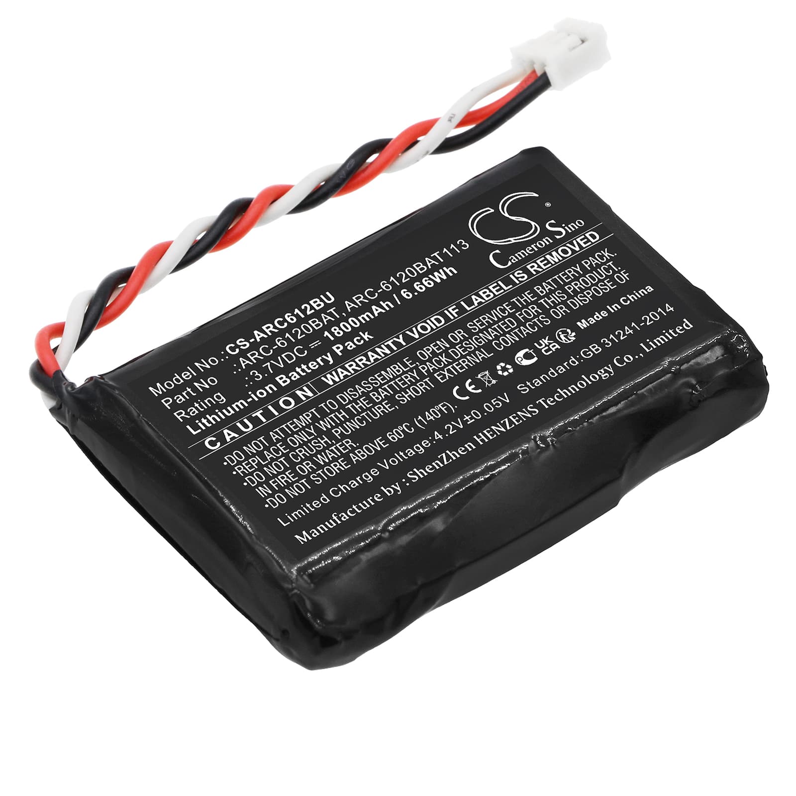 Replacement Battery for Areca ARC-11xx(ML) - CS-ARC612BU-1.jpg