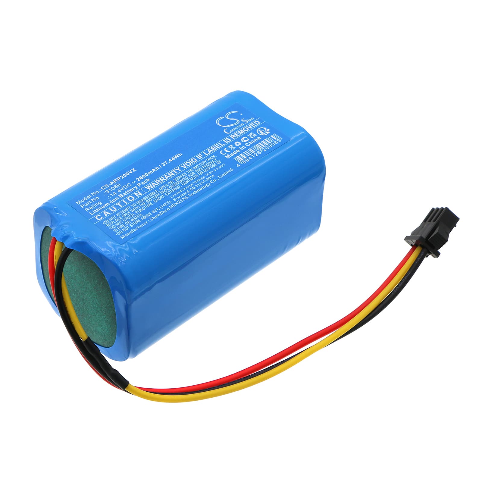 Replacement Battery for MyGenie ZX1000 Robotic Vacumm Cleaner - CS-ARP200VX-1.jpg