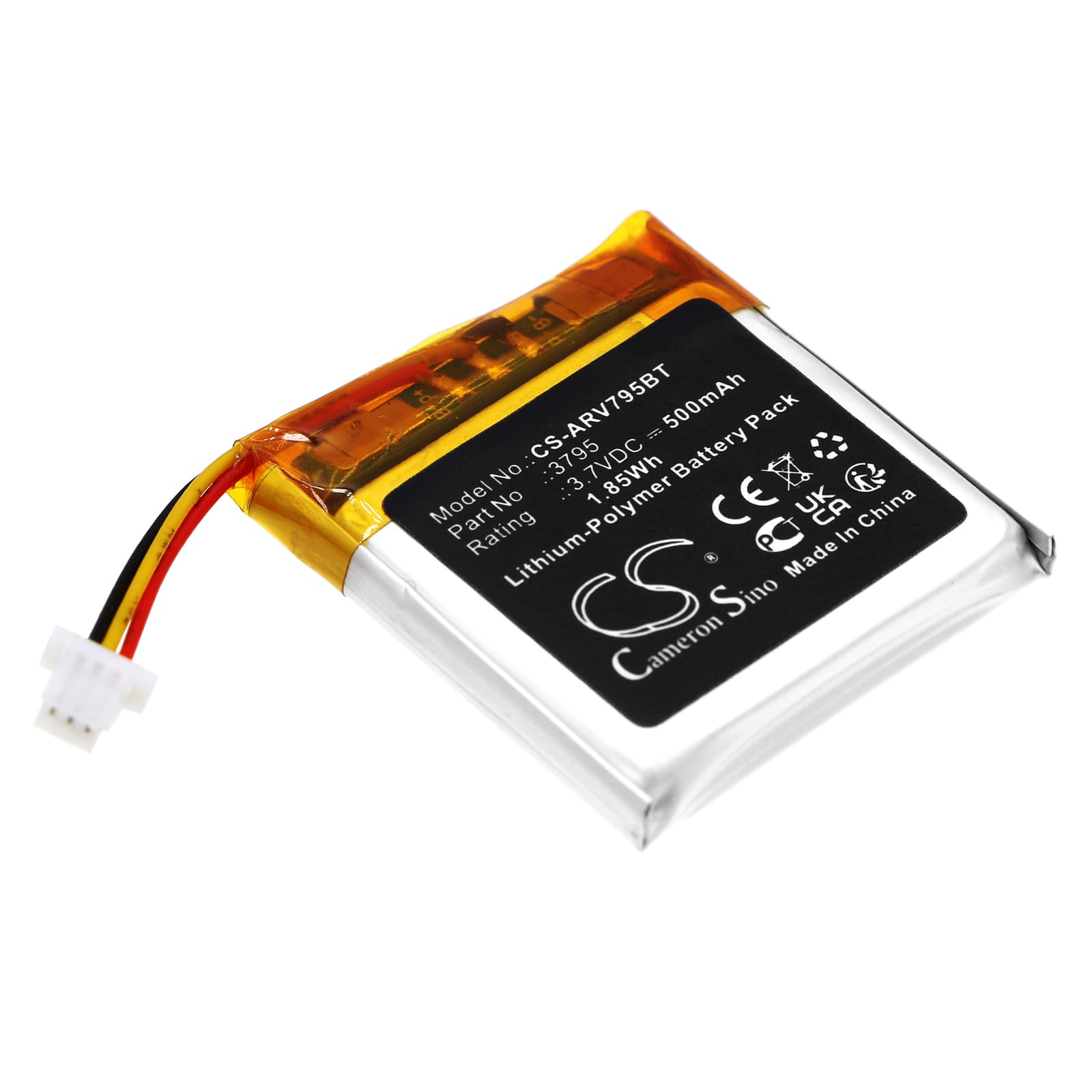 Replacement Battery for Alarm.com Video Doorbell - CS-ARV795BT-1.jpg