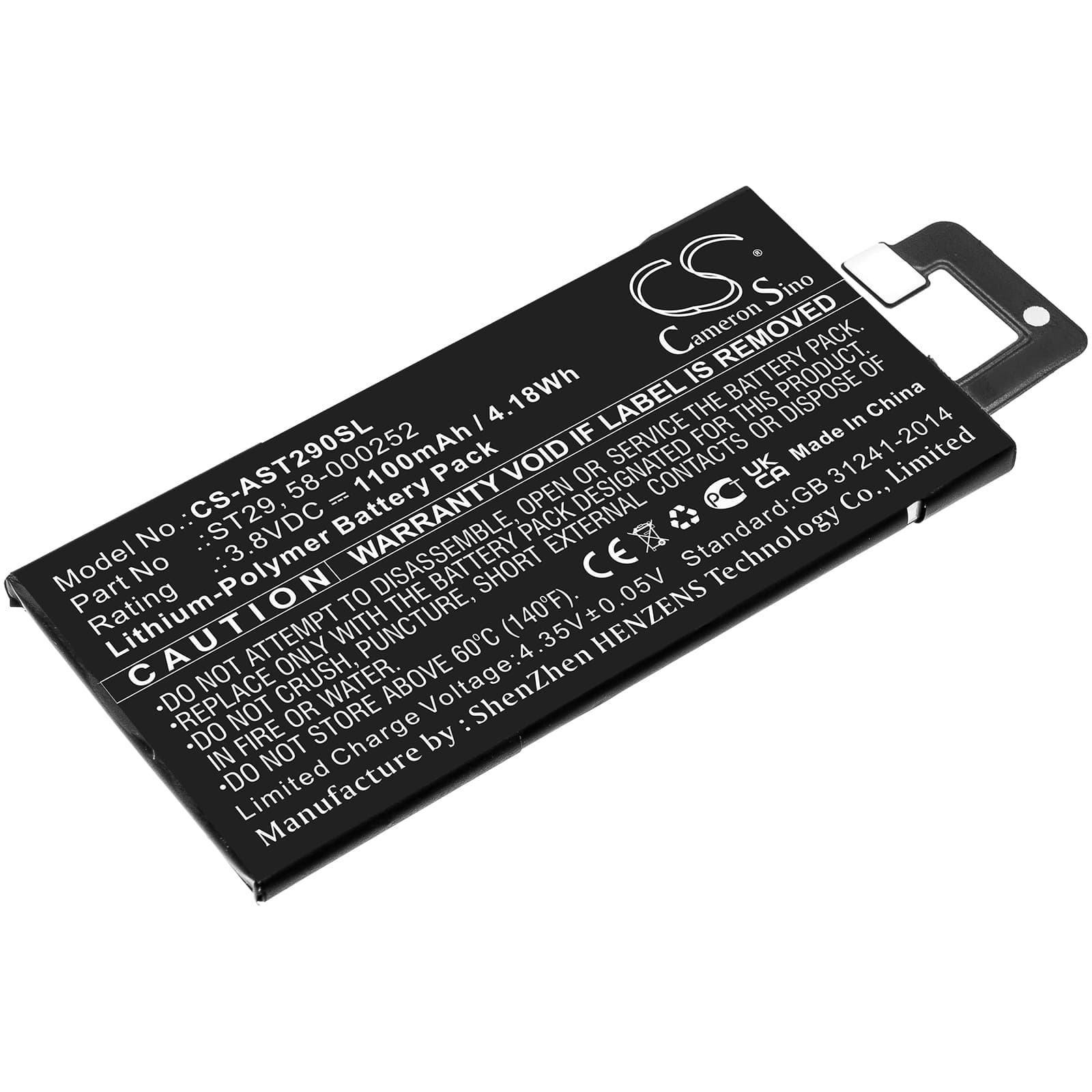 Replacement Battery for Amazon Kindle Oasis 3 - CS-AST290SL-1.jpg