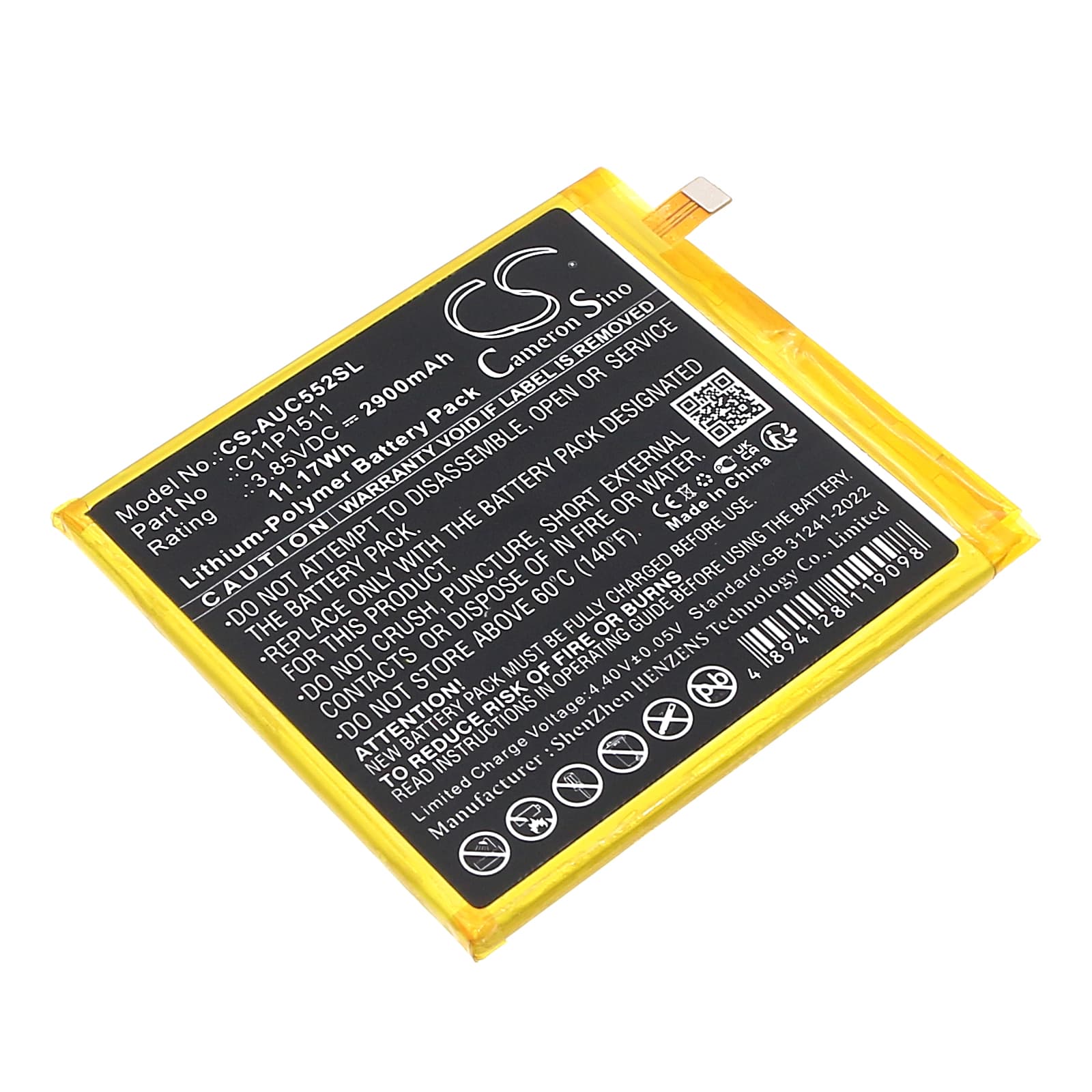 Replacement Battery for Asus ZenFone 3 - CS-AUC552SL-1.jpg
